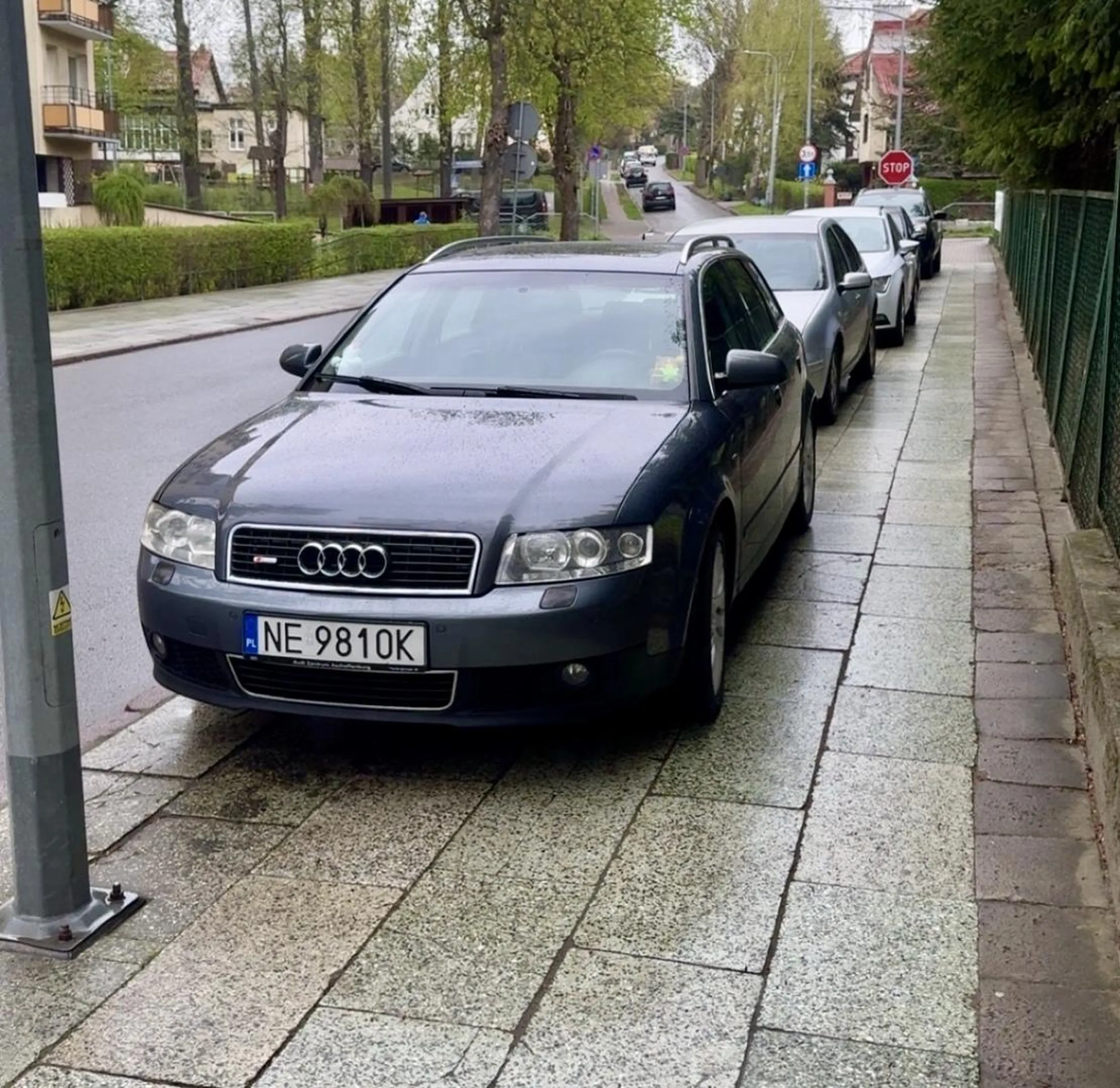 Bananek się wozi Audi startuje spod świateł i myśli że jest fajny