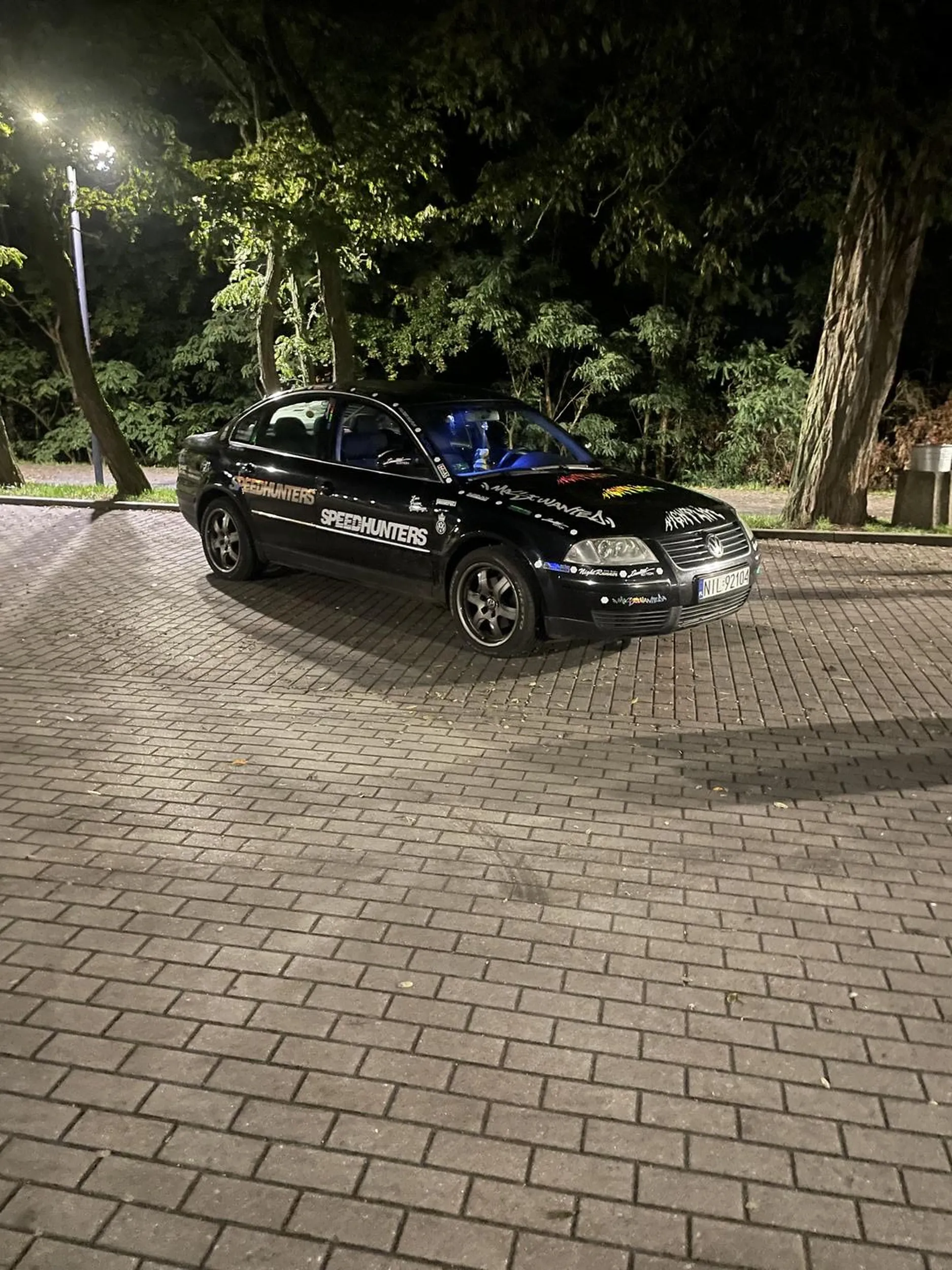 Kretyn nie umie parkować w okolicach Iławy się kręci