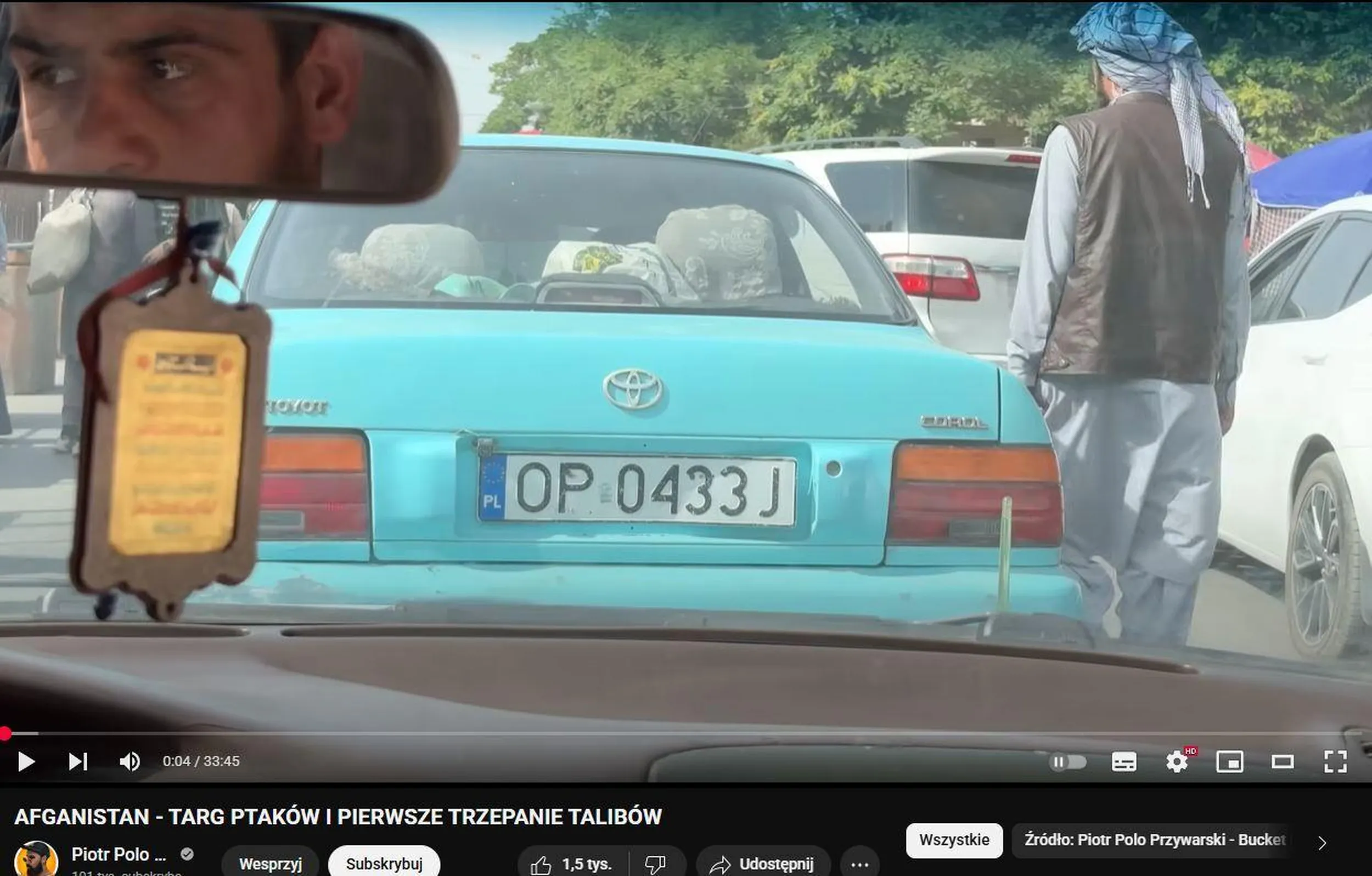 Jakim cudem auto z tymi blachami jest w Afganistanie?