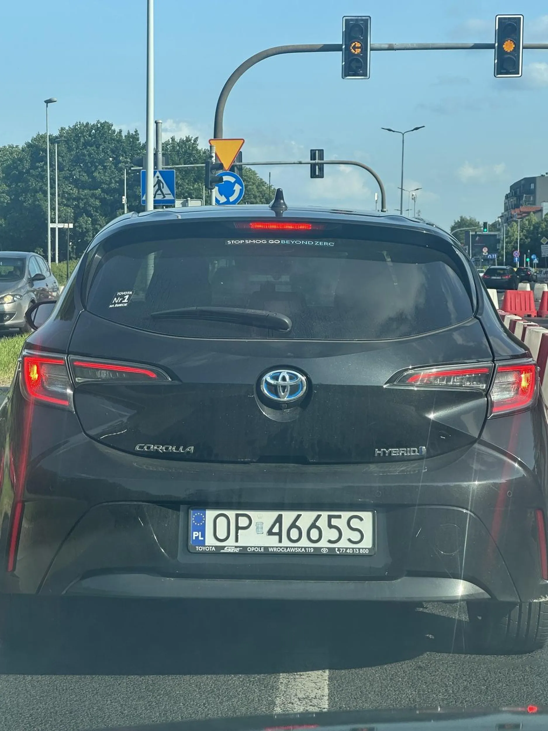 Inteligencja niestety nie idzie w parze z rozsądkiem na drodze, żeby powodować takie zagrożenie na drodze, że przy hamowaniu na zabudowanym aż ESS się włącza. Gratuluję przykładu dla syna.