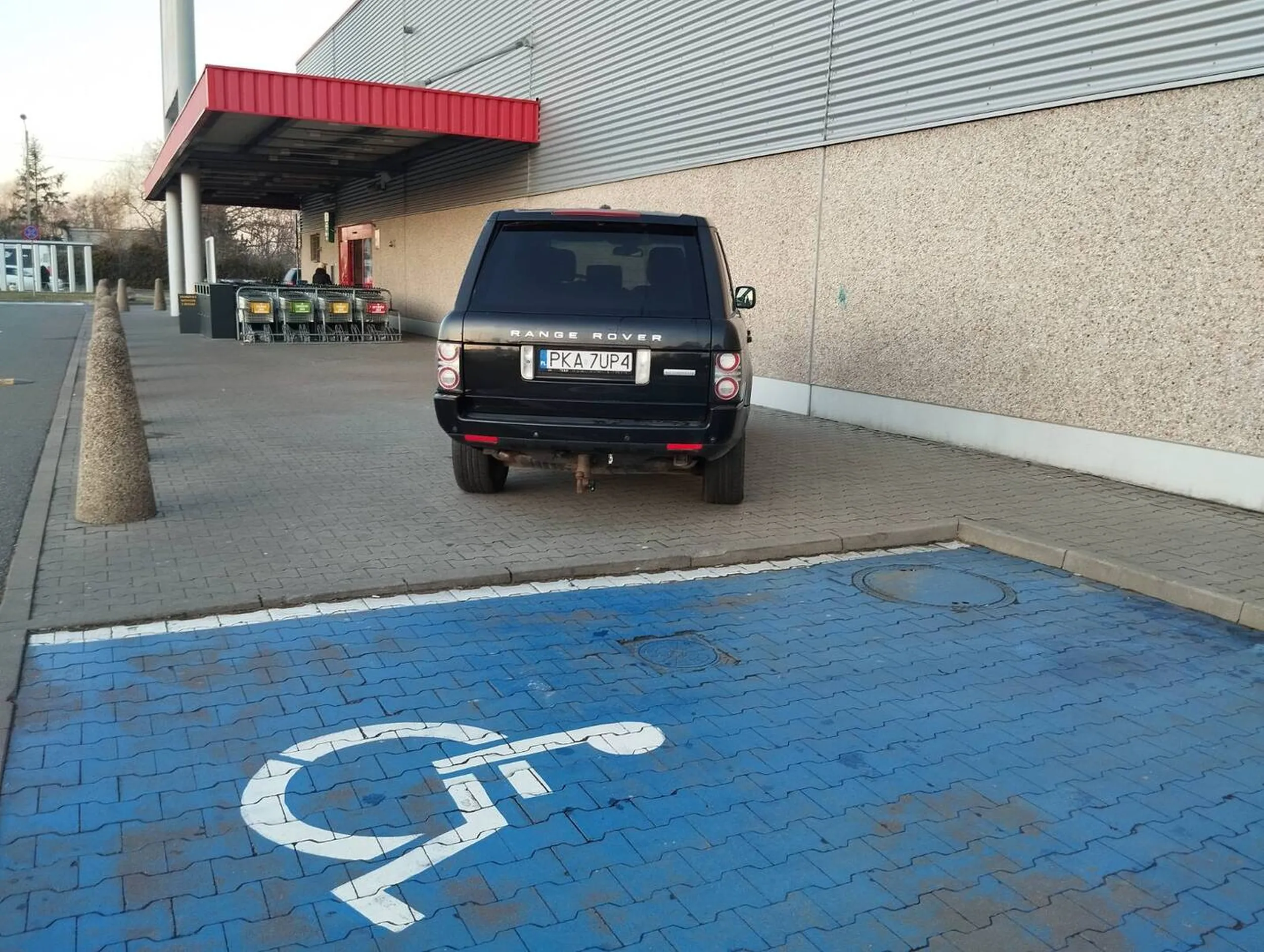 A mogłem wjechać do środka