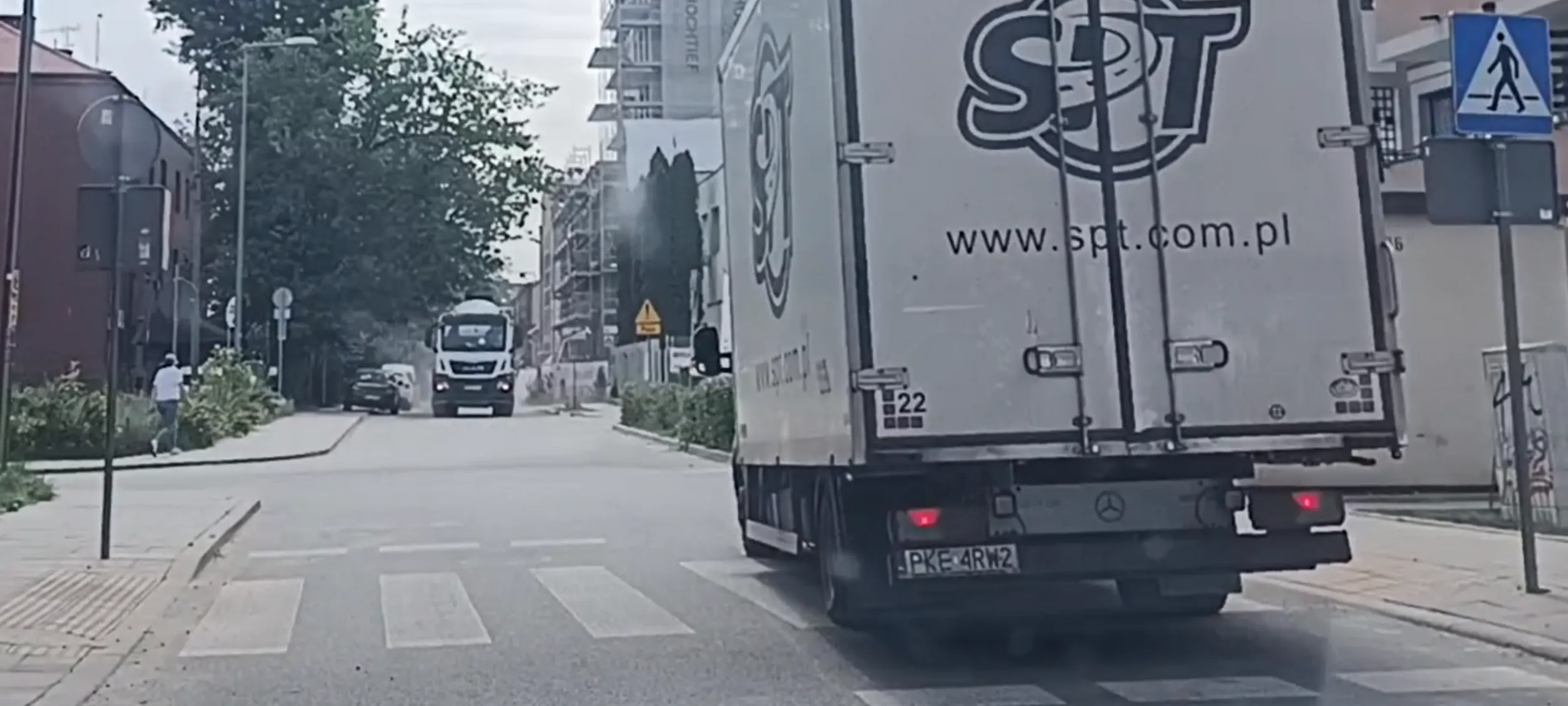 Bydle stoi na przejściu