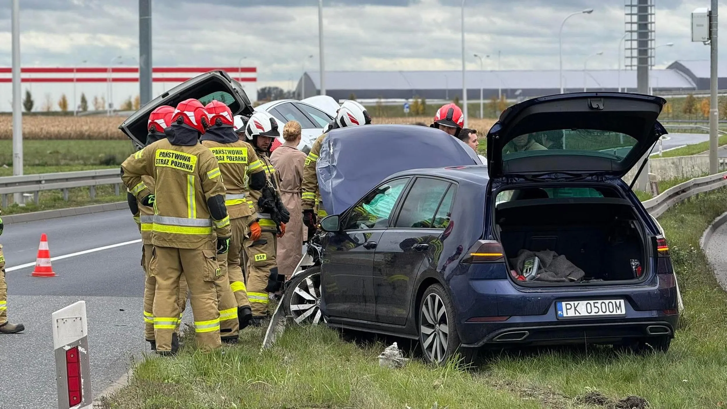 Spowodował wypadek i uciekł z miejsca zdarzenia.