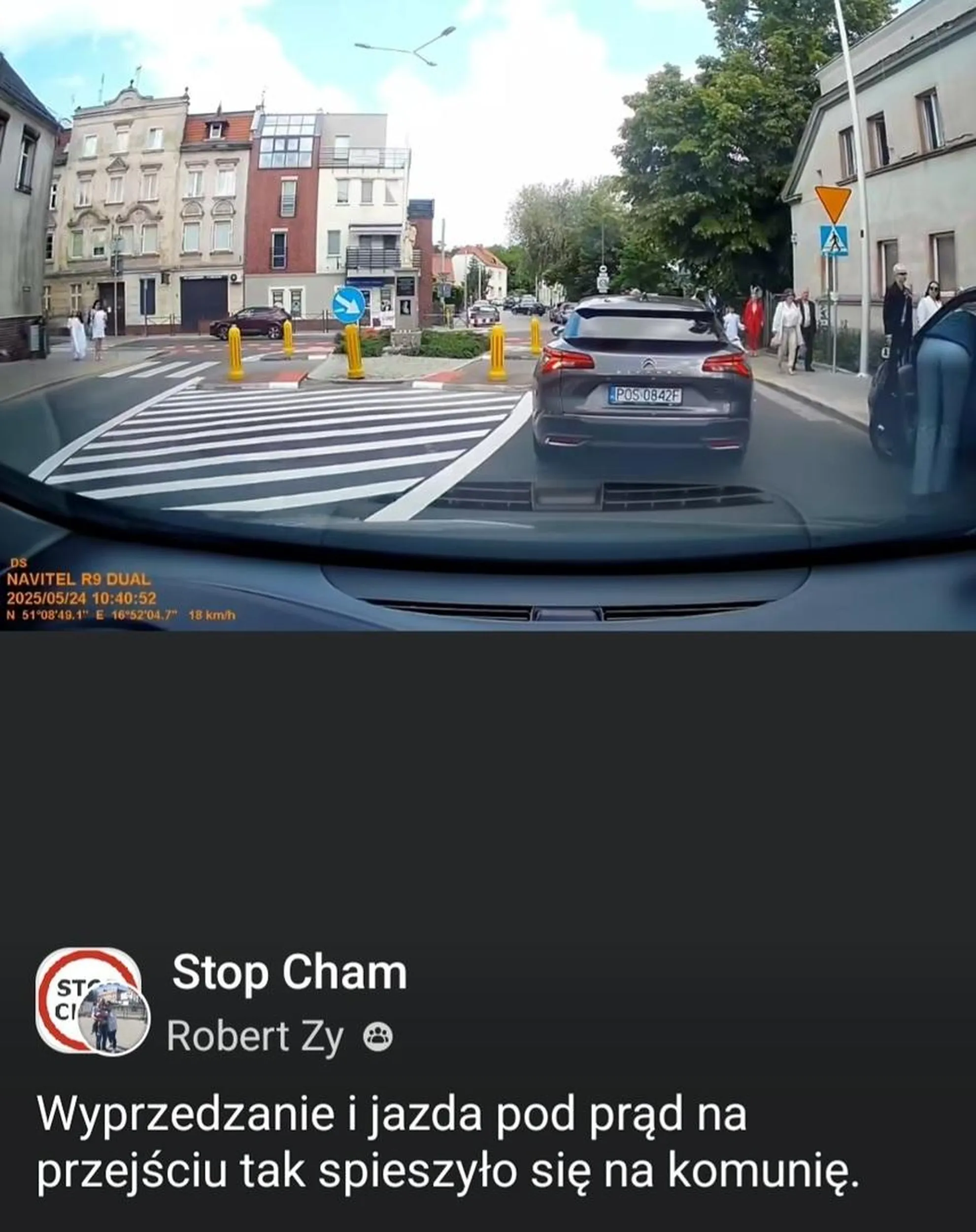 Wyprzedzanie na przejściu dla pieszych!!!!! Prawko znalezione w chipsach!!!