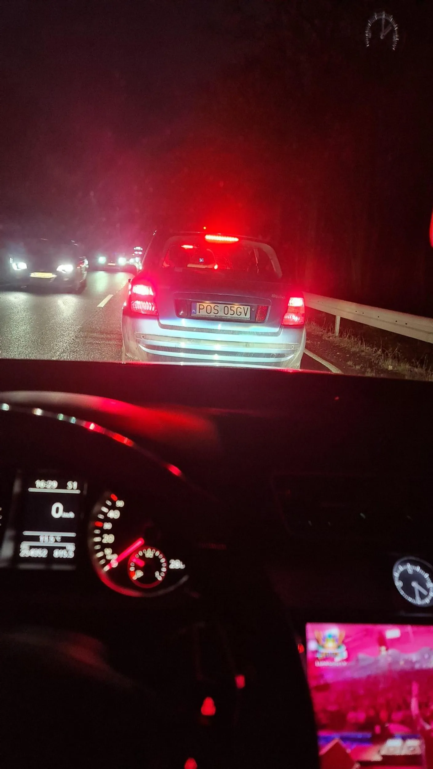 Spowodowal by poważny wypadek gdyby nie refleks