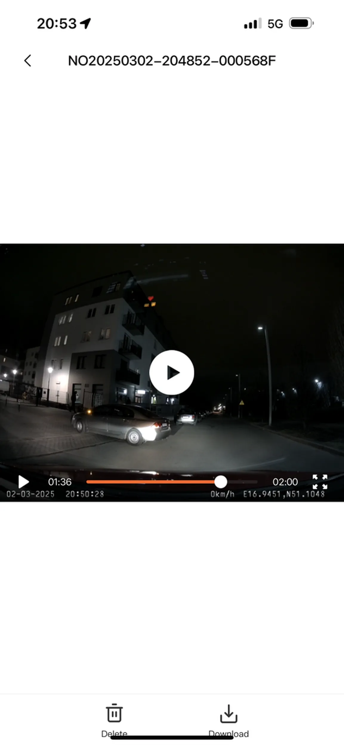 Nie umie parkować się