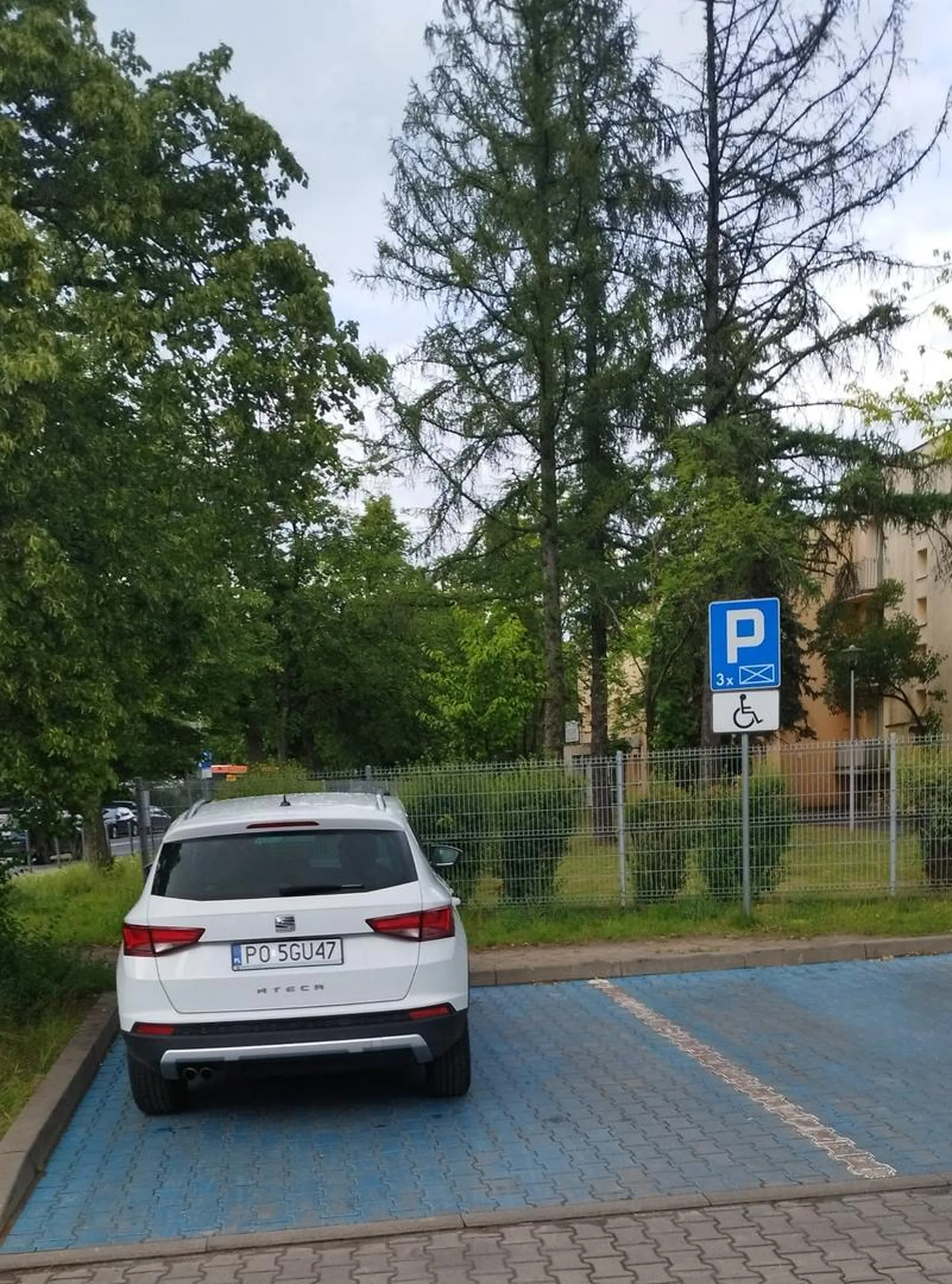 Ona moza bo podwozi kolezanke a niepelnosprawni "maja zaparkowac gdzie indziej".