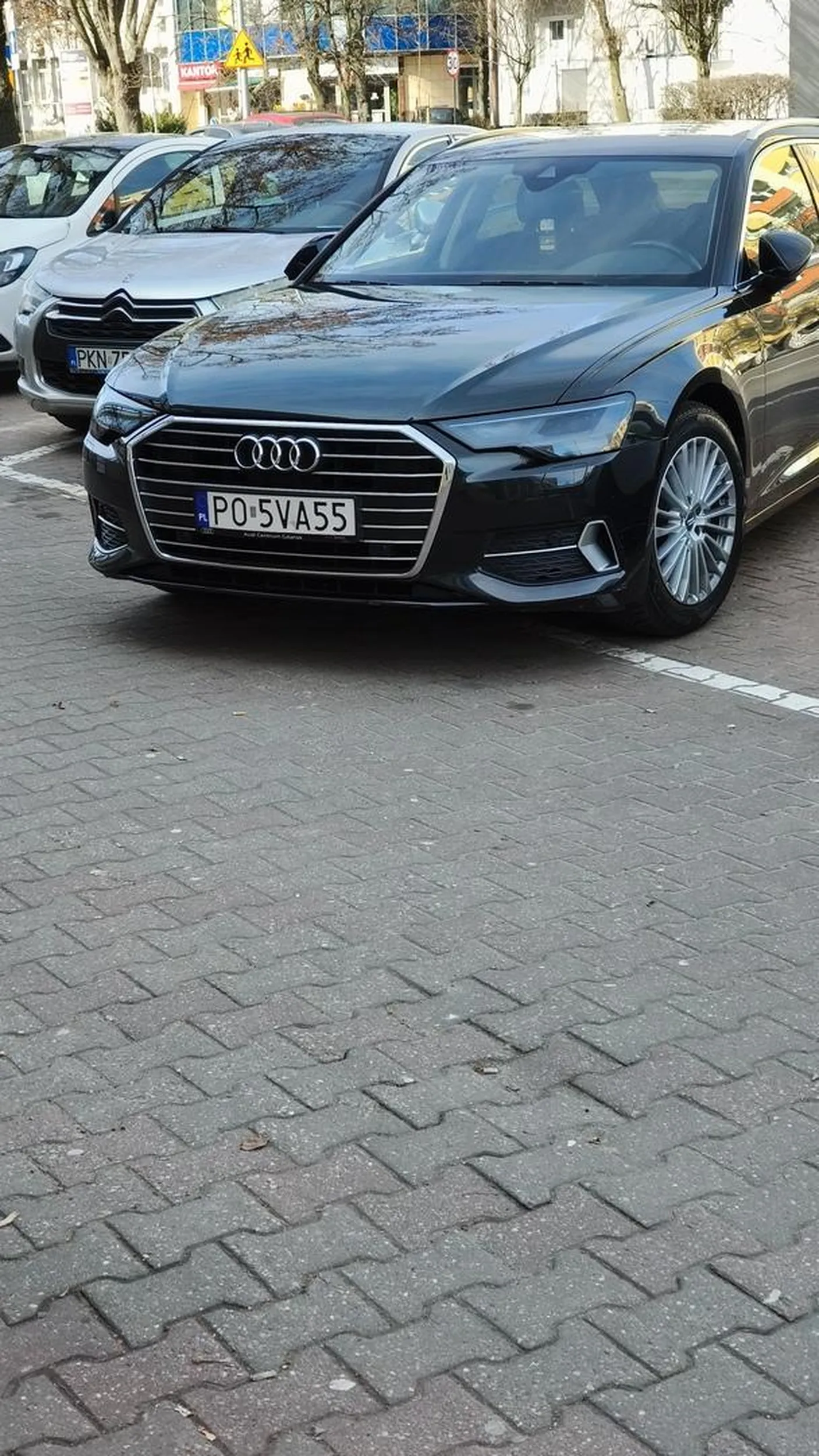 Poznańskiemu panisku by się przydała nauka parkowania