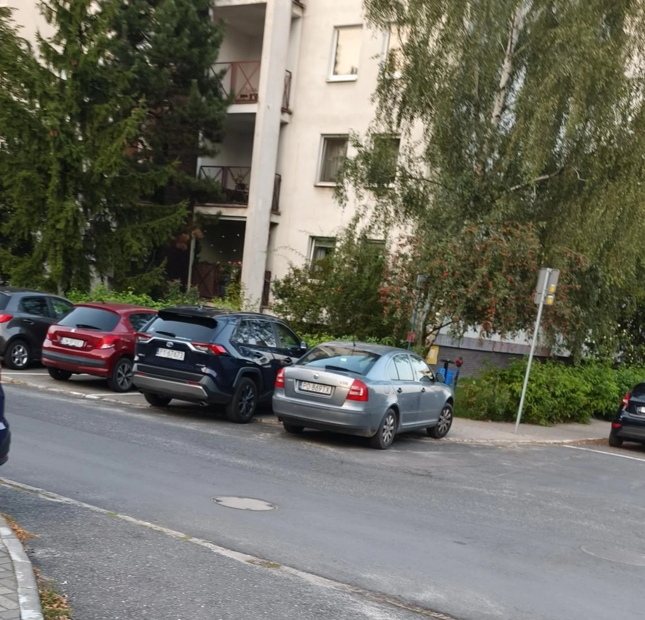 Parkowanie na skrzyzowaniu