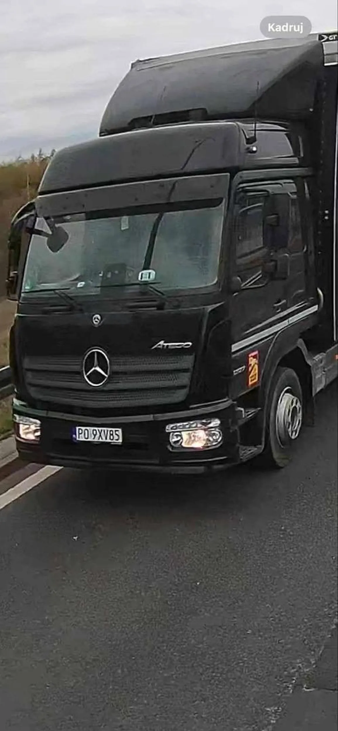 Jazda pod prąd Poznań -antoninek. I to jest kierowca zawodowy!