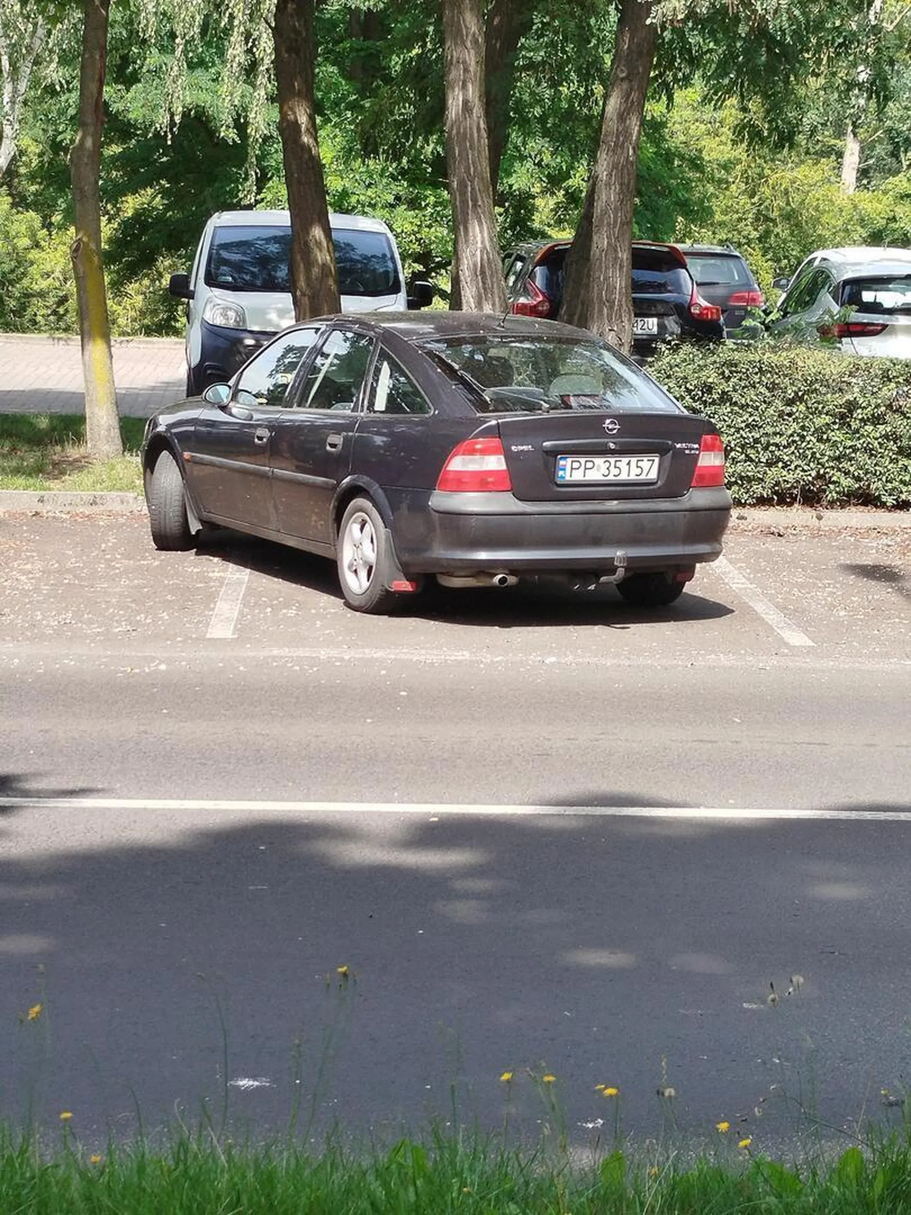 Stoi już tak drugi dzień i blokuje miejsca. Brawa dla mistrza