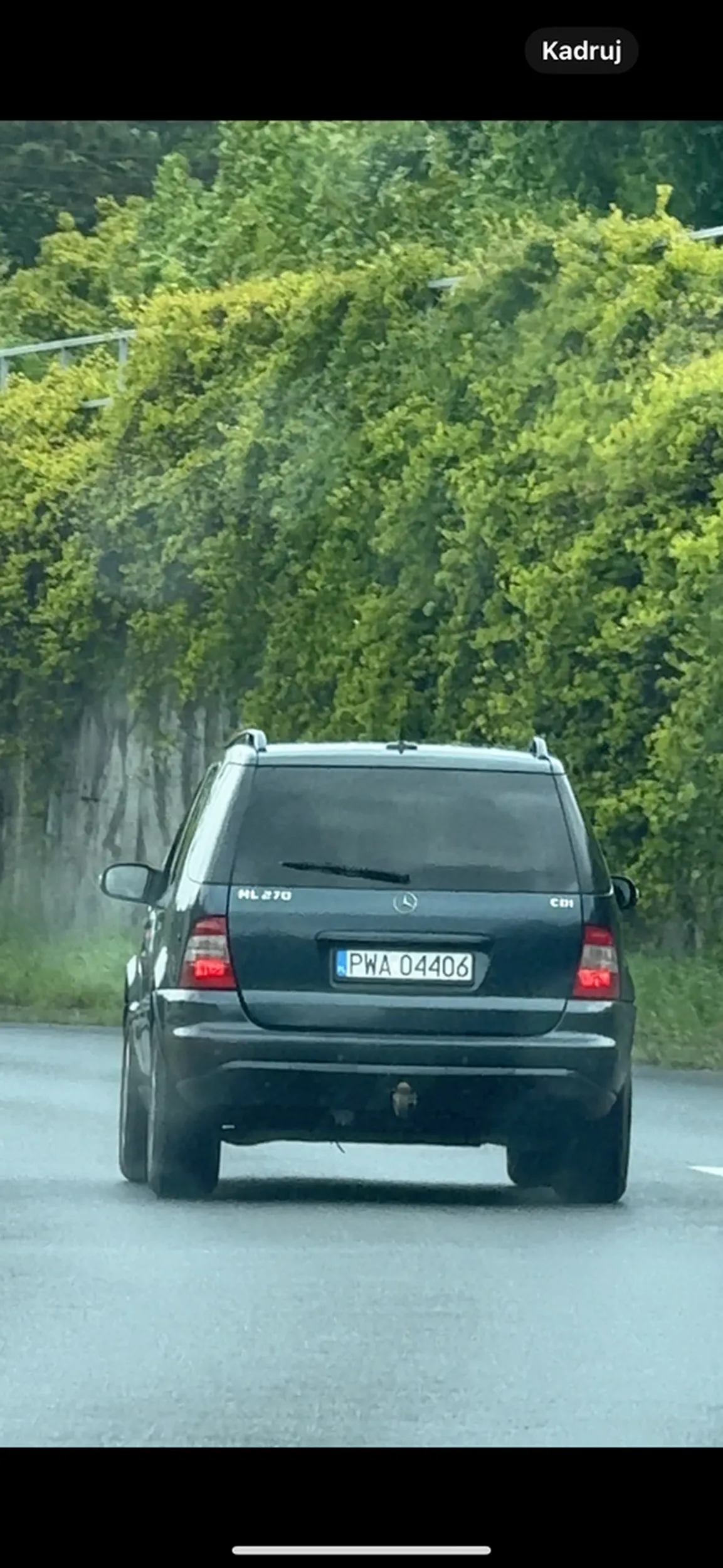 Jeszcze raz zahamujesz na prostej drodze to zobaczysz