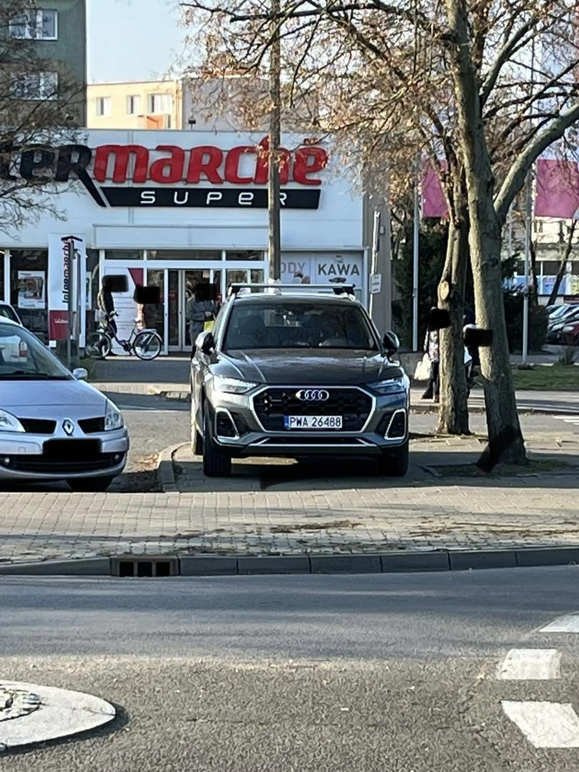 Parkowanie na chodniku