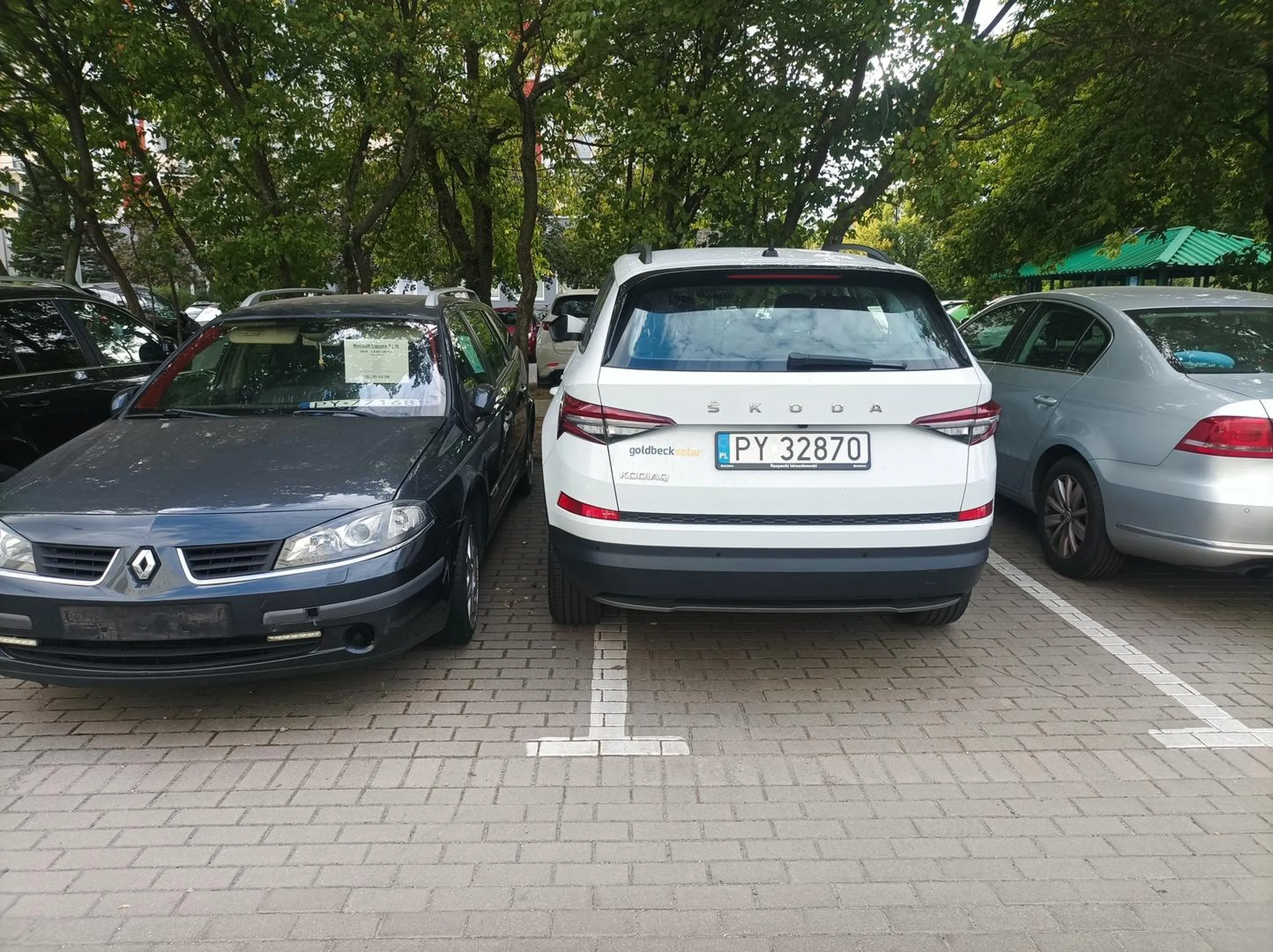 Parkowania to chyba uczył się zdalnie.