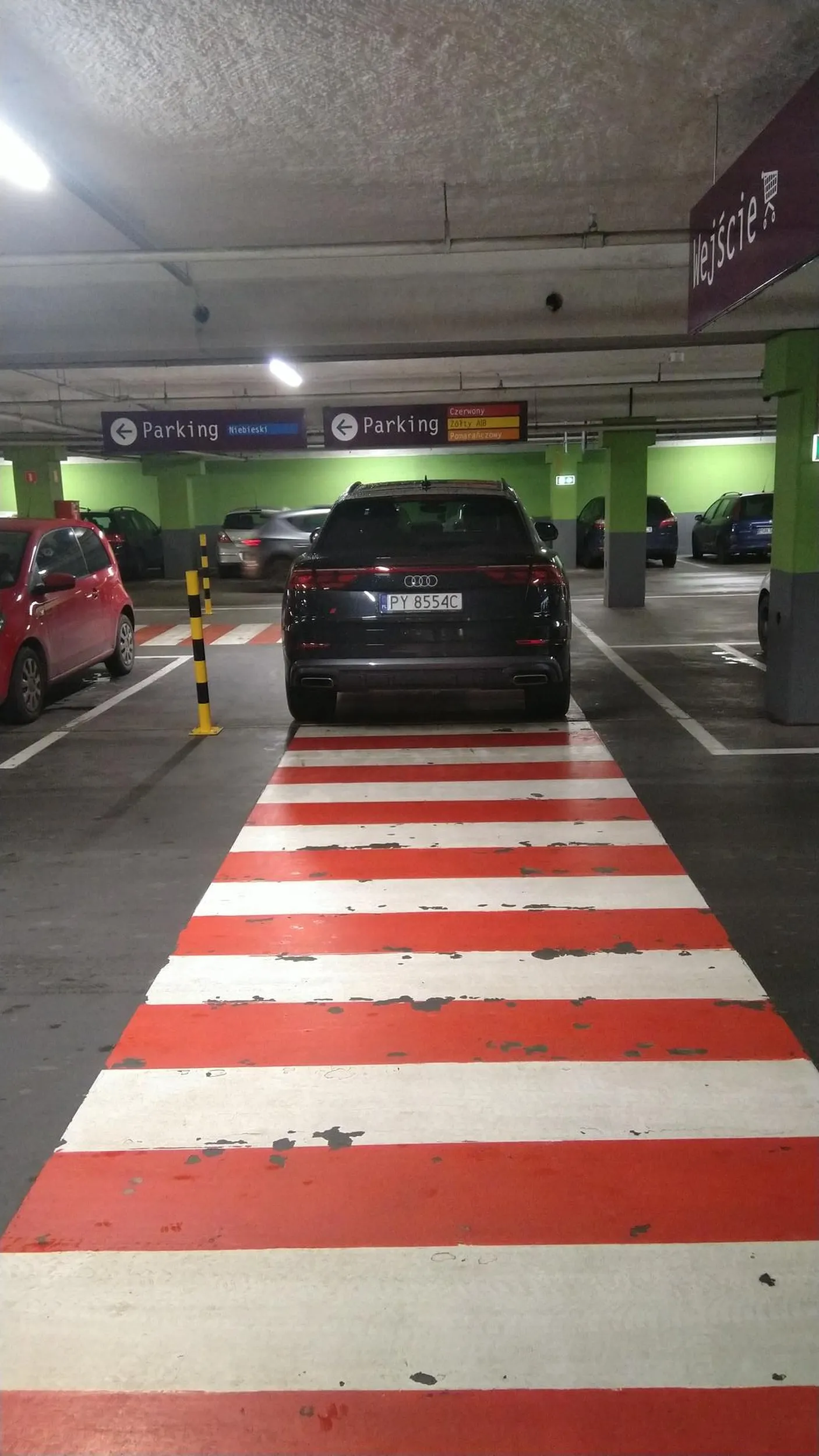 Parking specjalny na pasach