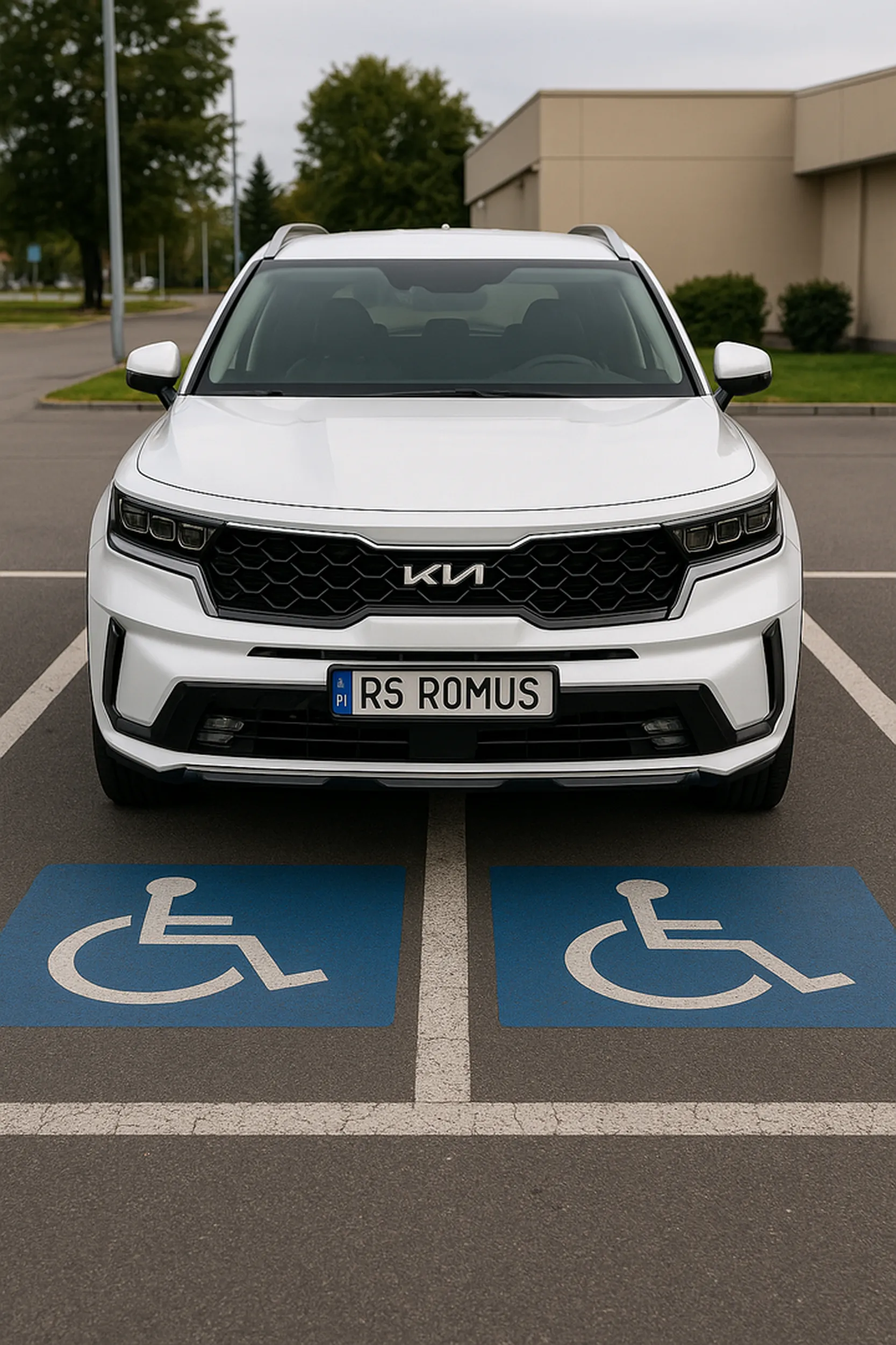 Jeszcze raz cię zobaczę tak zaparkowanego to spuszczam spodnie i walę na maskę