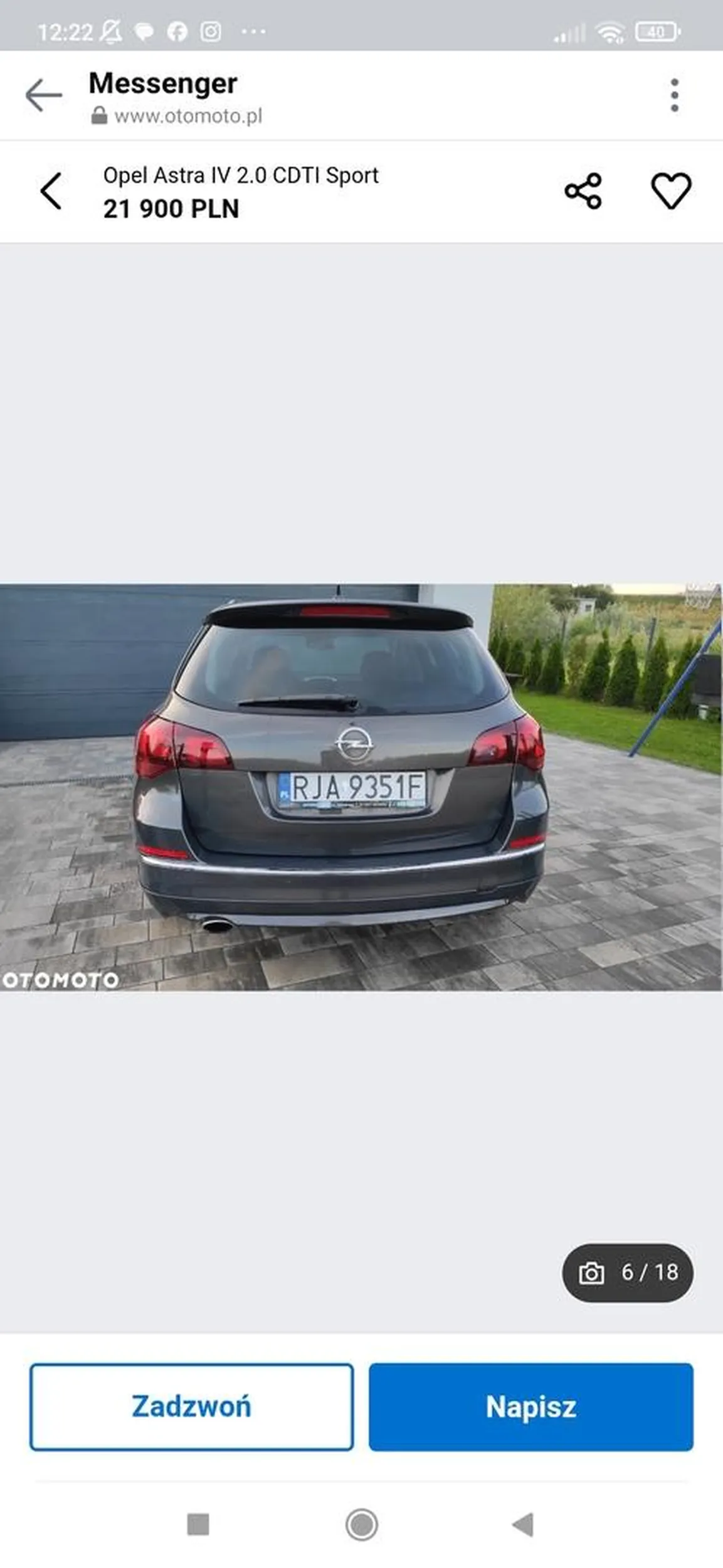 Chciałabym ostrzec potencjalnych chętnych do zakupu auta Astra J , podany w ogłoszeniu nr Vin nie należy do tego auta. Prawdziwa historia samochodu który uczestniczył co najmniej w sześciu kolizjach i wypadkach bity chyba z każdej strony i przekręty podatkowe  znajduje się pod innym nr Vin , Pana sprzedającego serdecznie pozdrawiam i życzę szczęścia w handlu ale bez oszustw