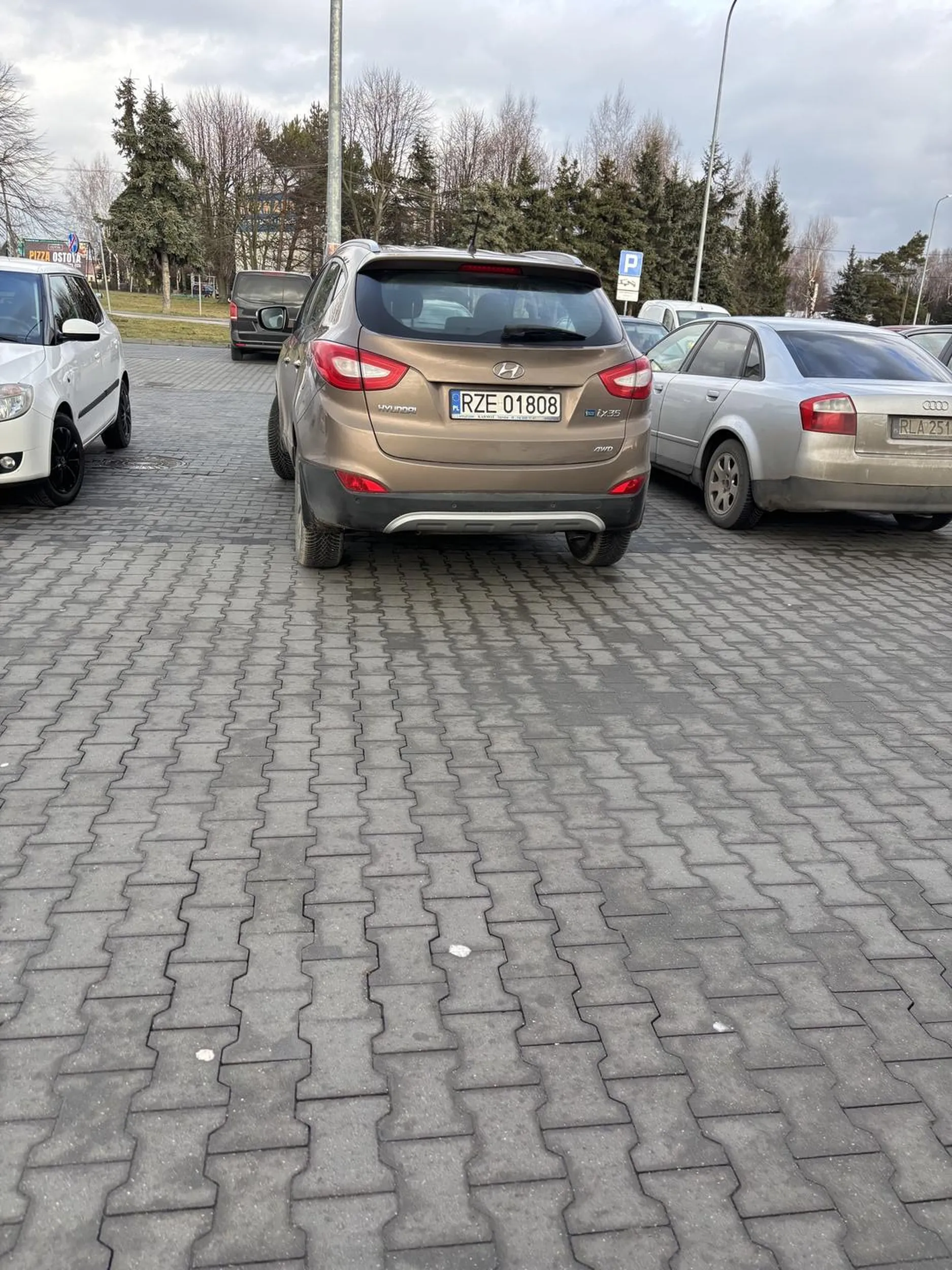 Może jeszcze zaparkować na środku ?