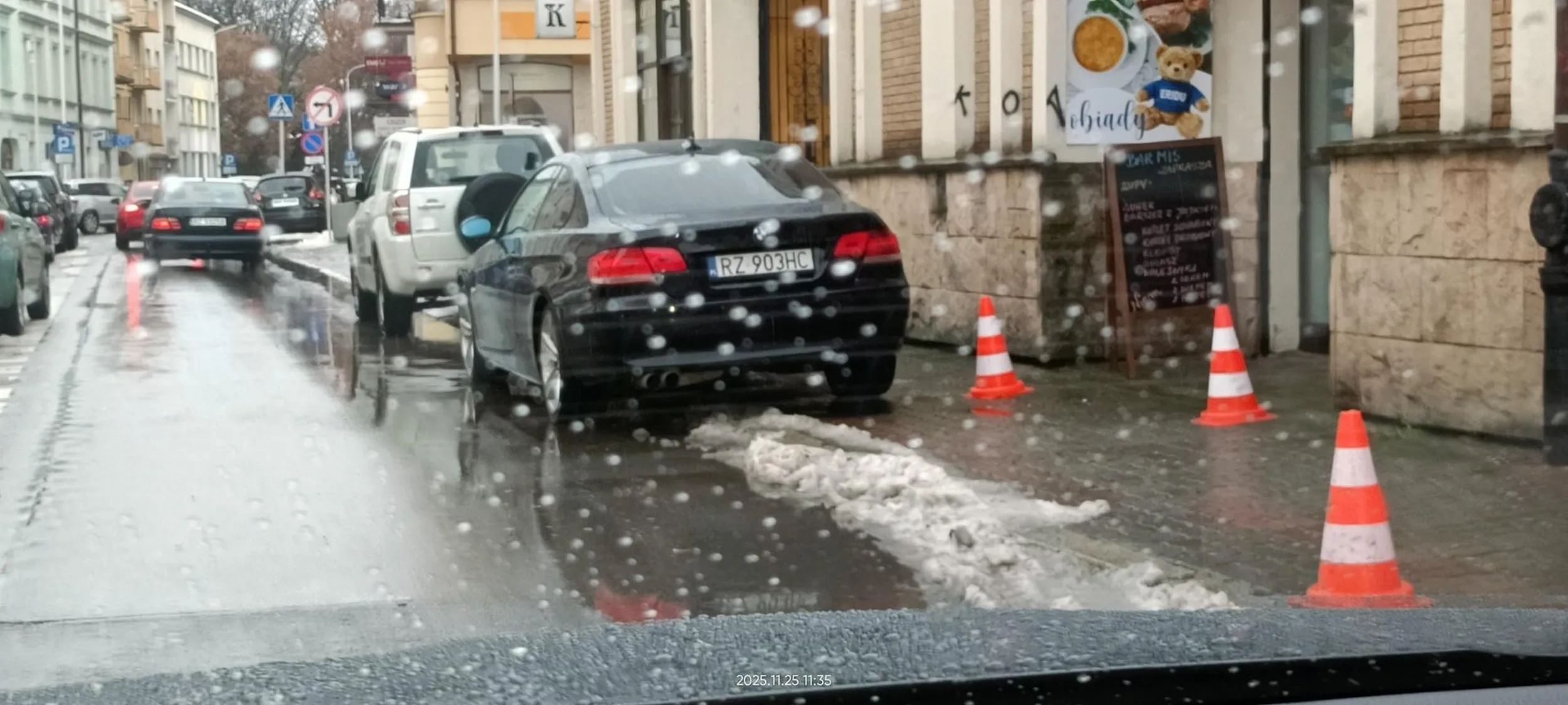 Święta krowa chodnikowa.