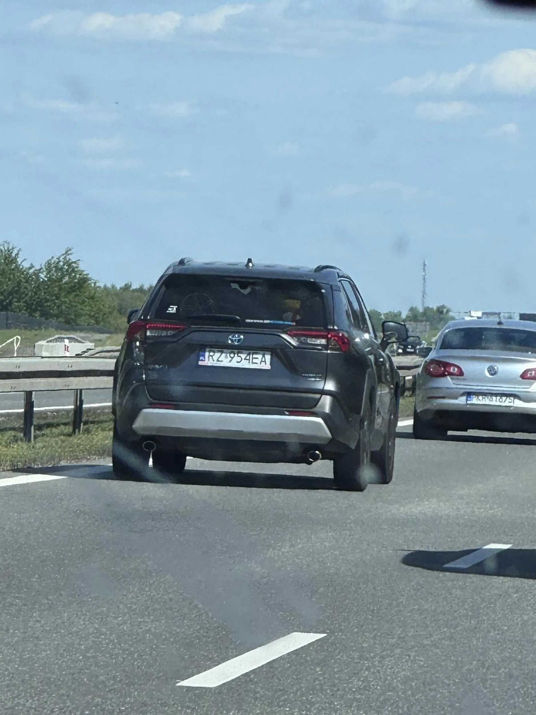 Zamulacz jedzie lewym pasem oddaj prawko i nie spowalniaj  ludzi frayerze