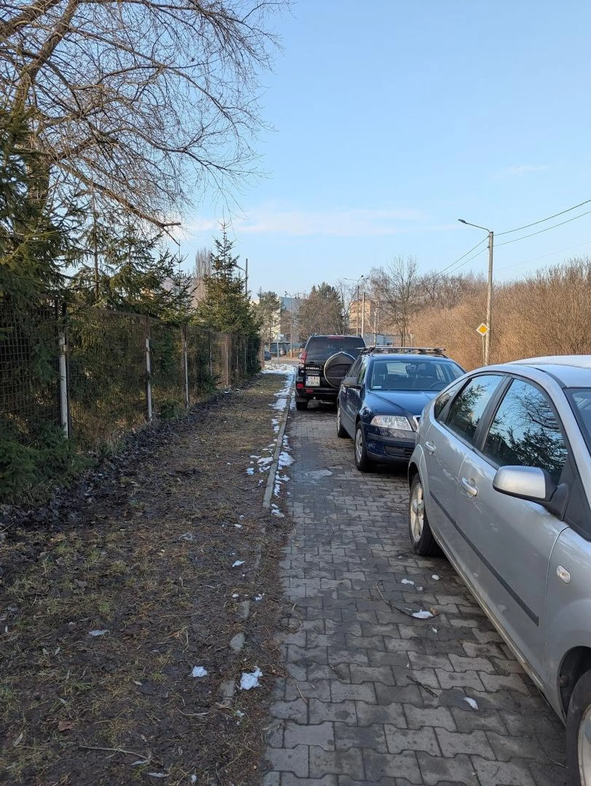 Posprzataj w aucie i przestań parkować na hodniku parówo.