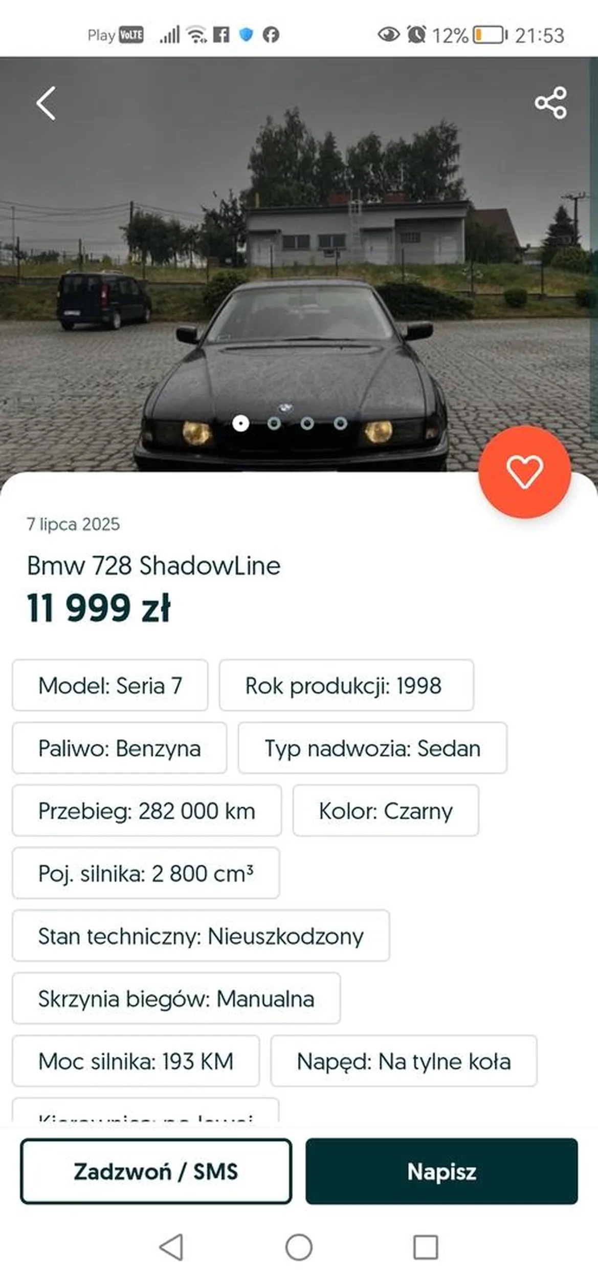 Witam jestem mocno zainteresowany kupnem samochodu mój numer +48 536 777 168