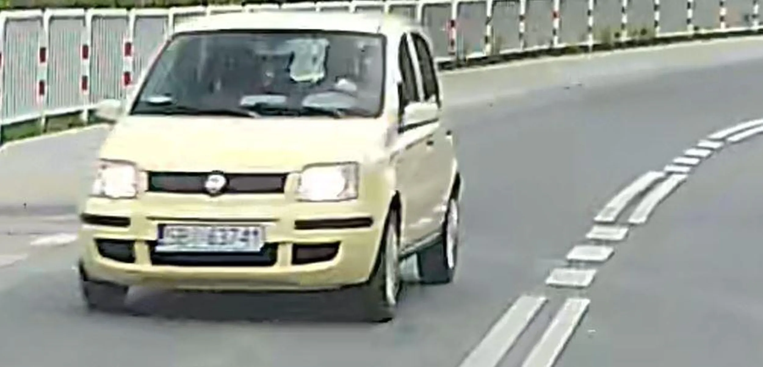 prawidłowa jazda to ścinanie zakrętów ! brawo panda