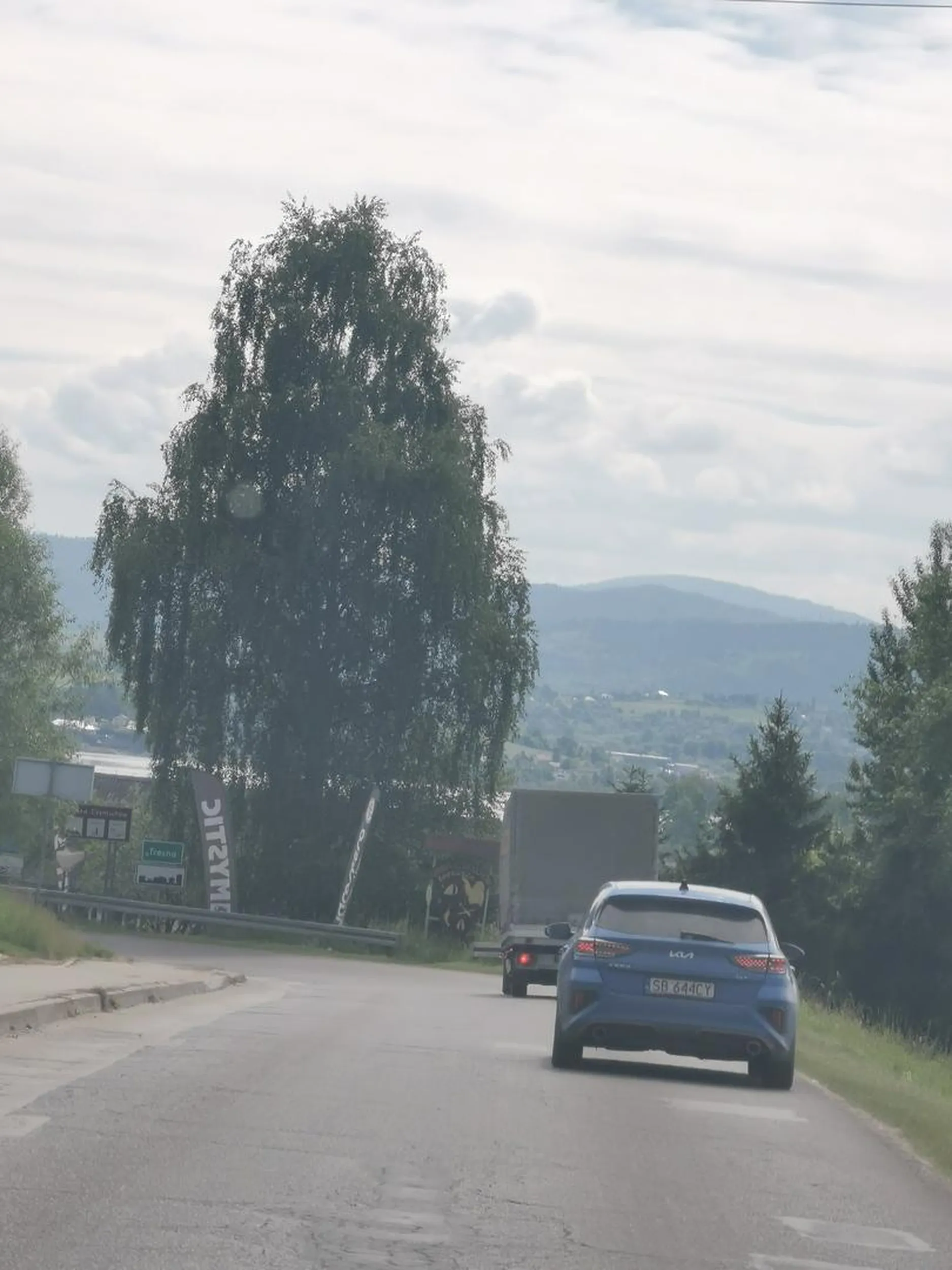 Strasznie ograniczony intelektualnie kierowca