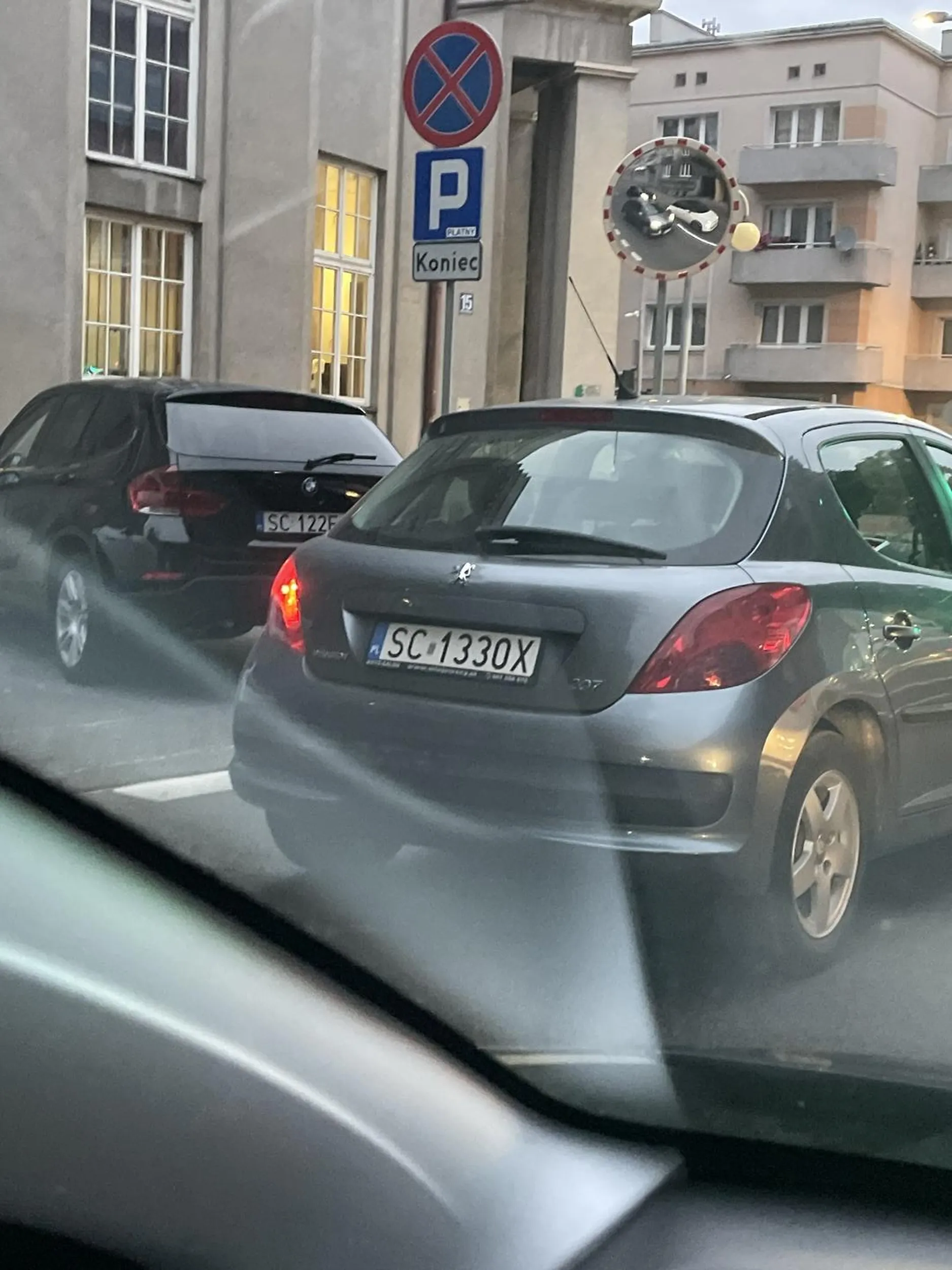 Stara blondyna w jeszcze starszym Peugeocie. Zawali dupa na lewym pasie, a jak chce się ją wyprzedzić z prawej to zajeżdża droga i sie smieje. Za mocno włosy sobie związała i jej dopływ krwi do mozgu odcięło