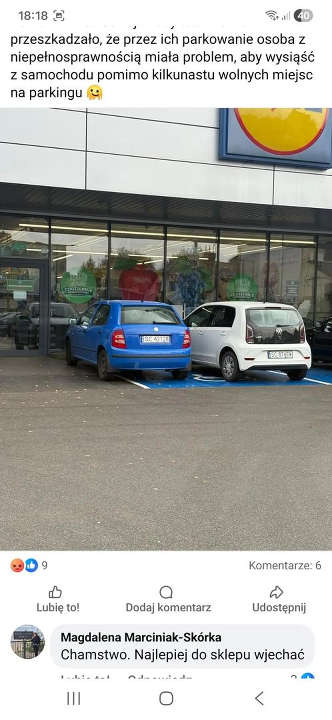 Piekna patologia w skodzie.