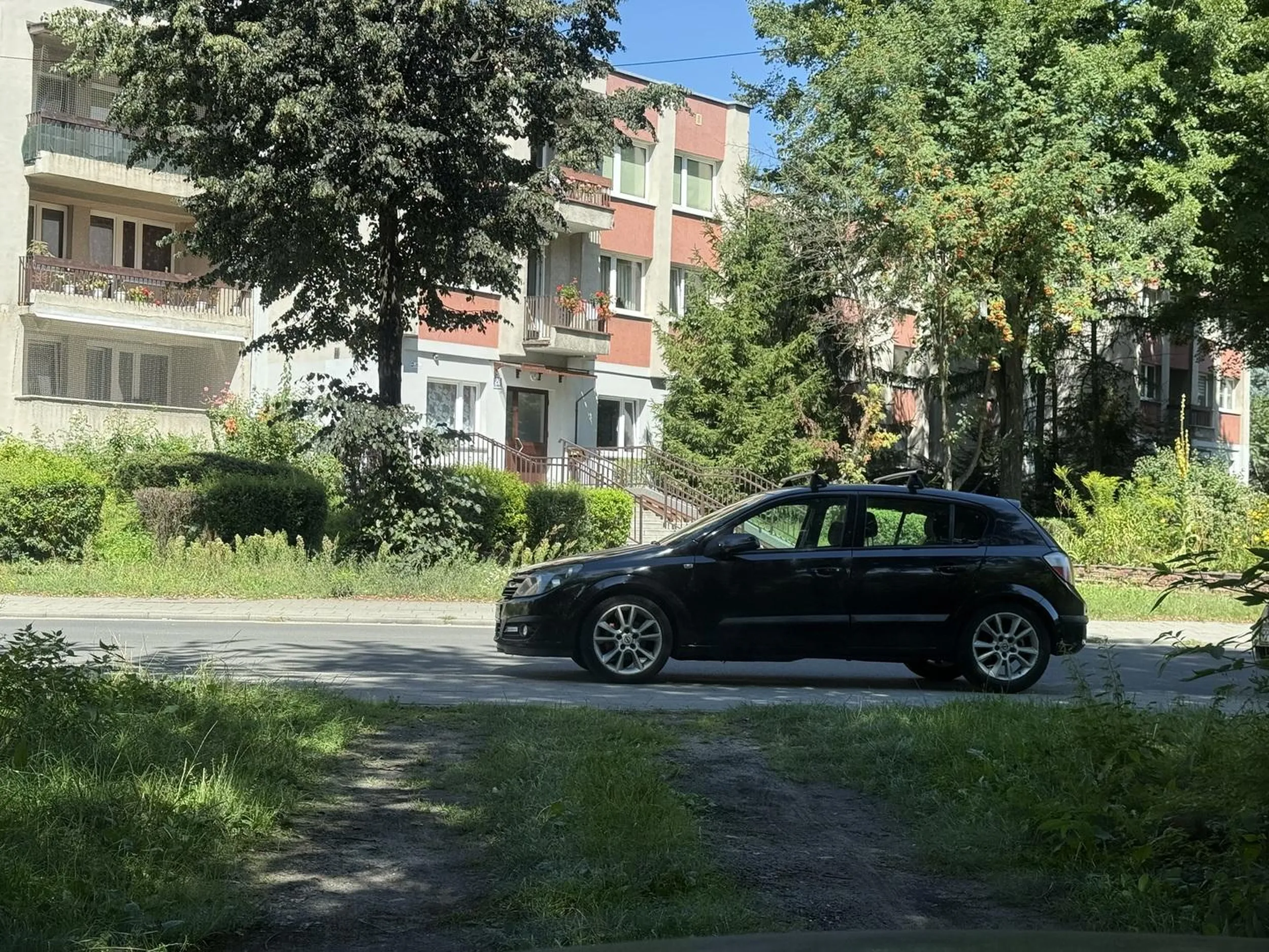 Ulep porzucony na wjezdzie. Jest tak urzezbiony z gipsu, ze nie wiem jak przechodzi przeglad.