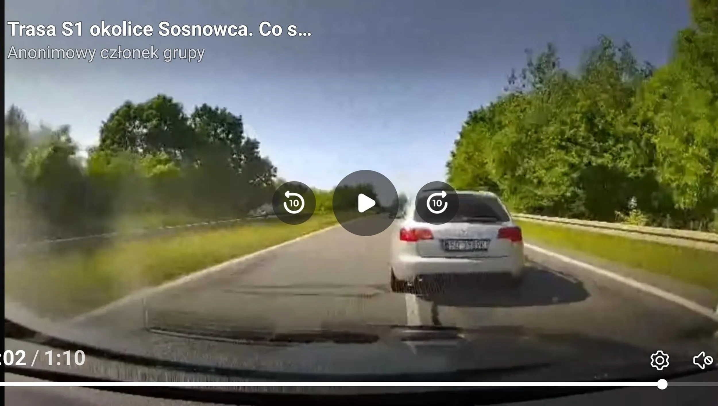 Jazda na zderzaku + zajeżdżanie drogi.