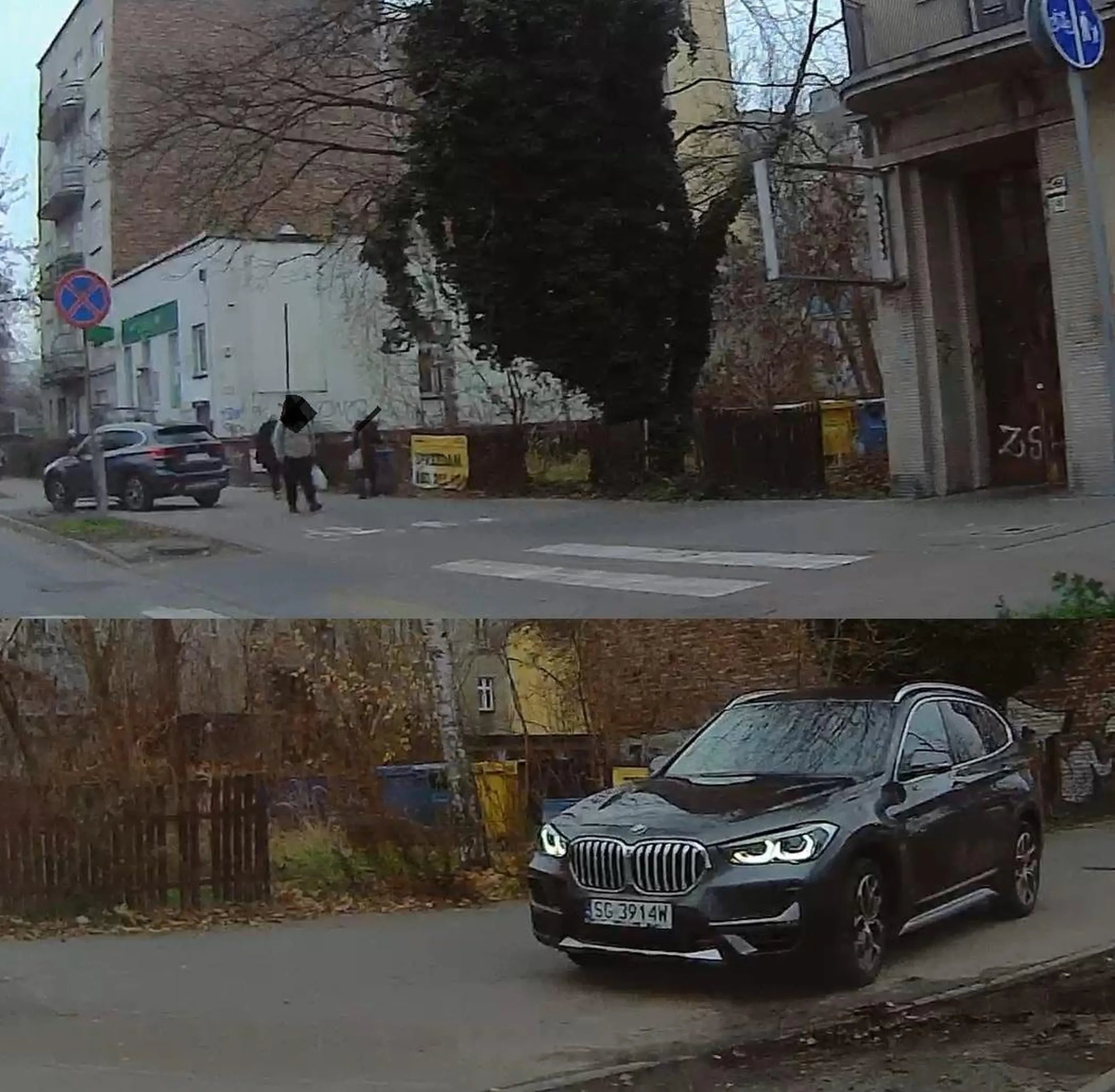 Jaka to była akcja, jak on pięknie wjechał na ten chodnik i ścieżkę rowerową! Ryk silnika, ludzie uciekali, kierowca autobusu się zatrzymał i wszyscy klaskali!