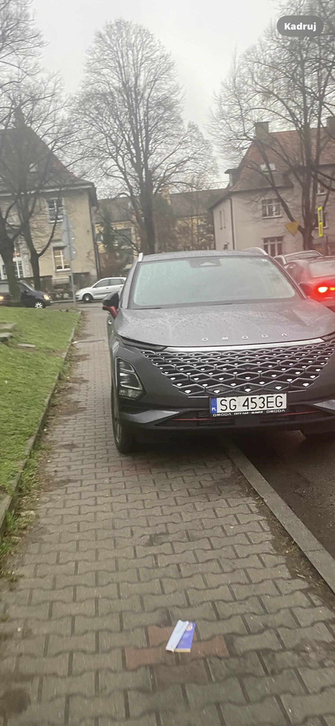Królewna, a dosłownie 5 metrów za nią dupny parking