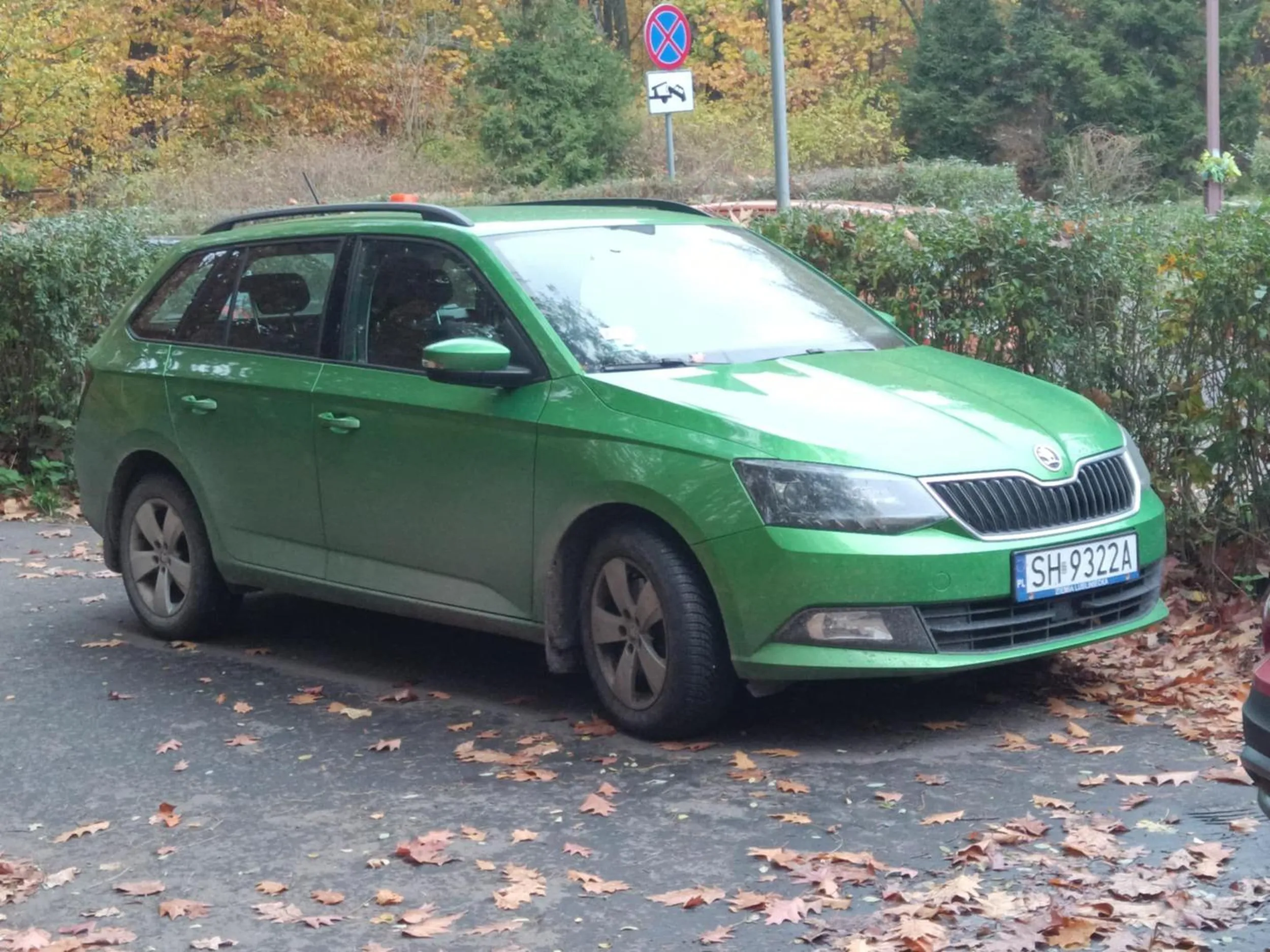 I powiedz mi kolego jak ty wyjedziesz? Jadąc po chodniku? Tfu na ciebie