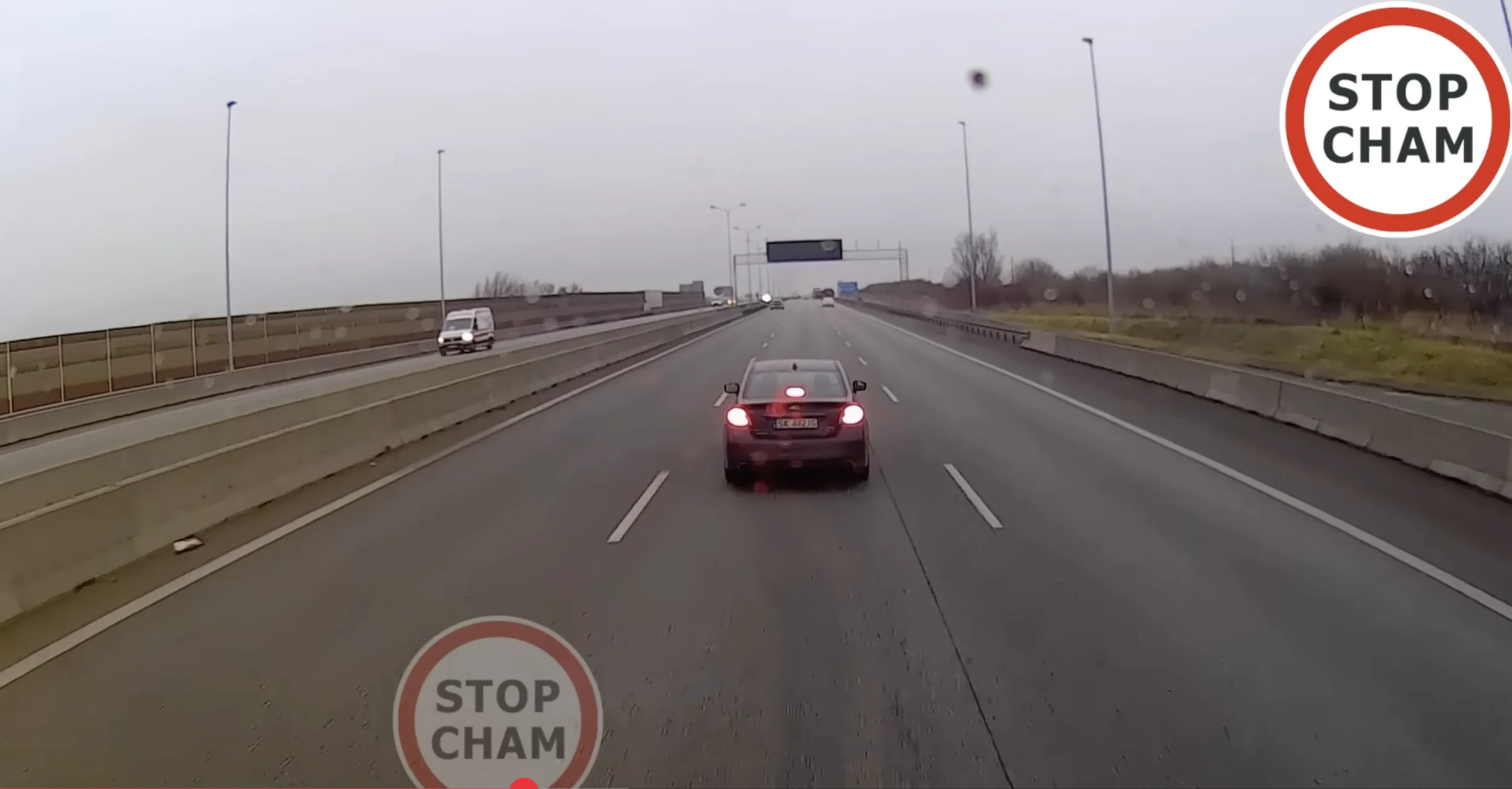 Jestem bandytą. Wyhamowałem ciężarówkę na autostradzie.