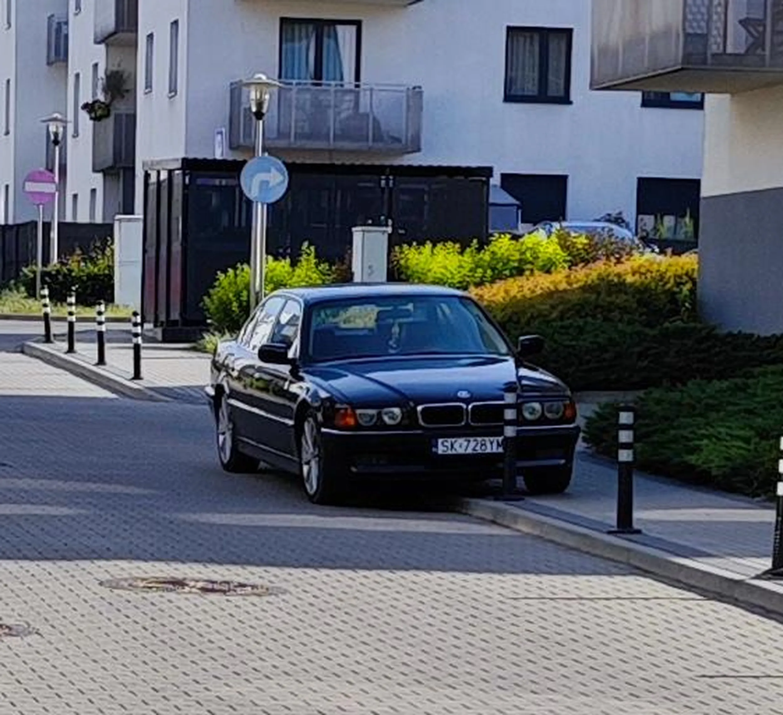 gościu notorycznie staje tarasując drogę pożarową - bo bliżej... sąsiedzi mogą się zjarać