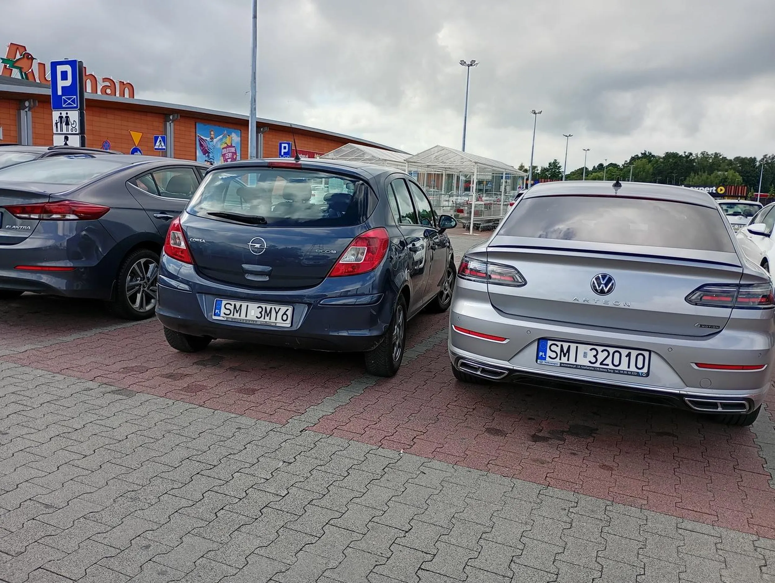 Karny kutas za parkowanie cipko