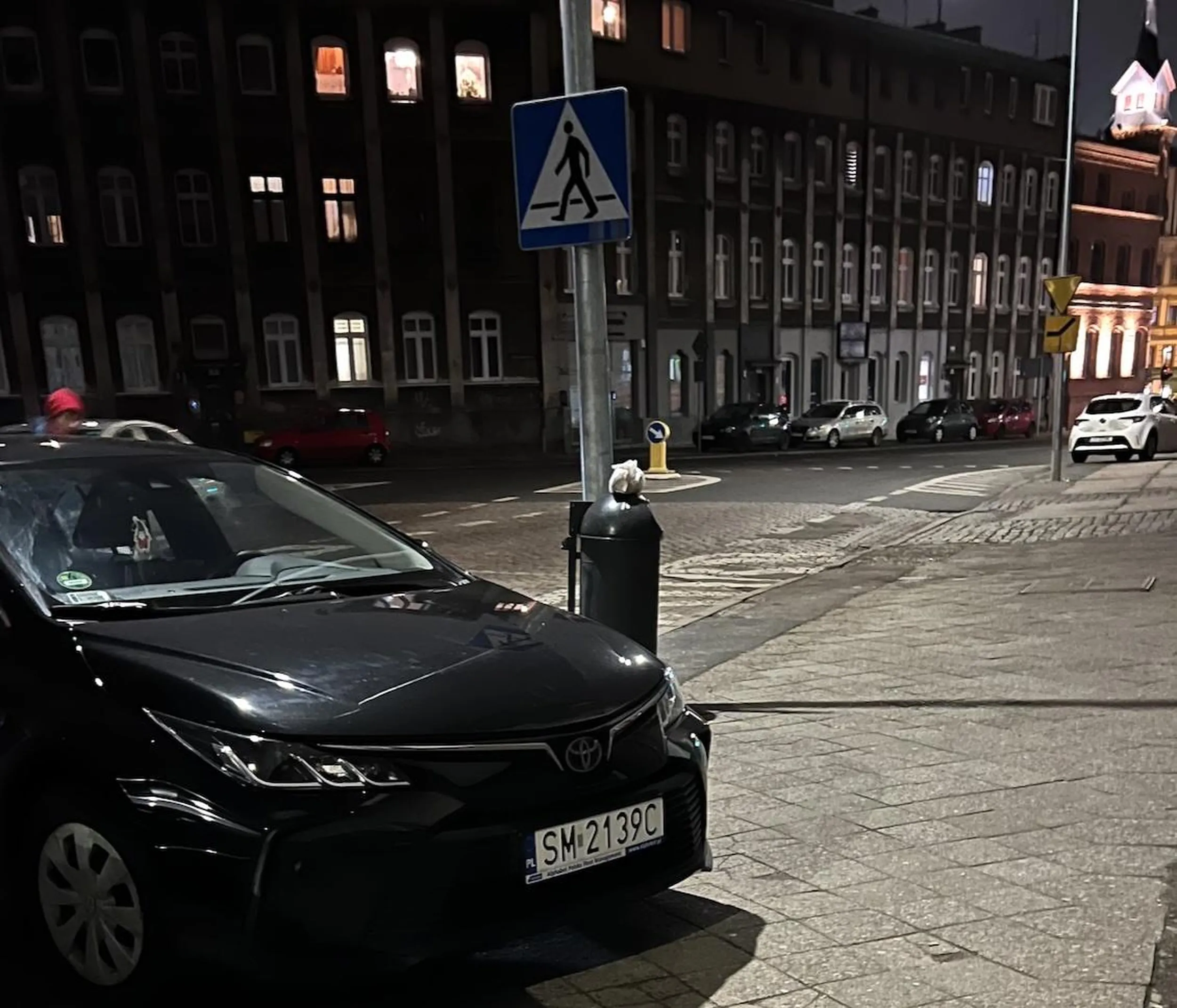 jak parkowałem to tym przejściem nikt przecież nie szedł no to chyba można stać nie?!