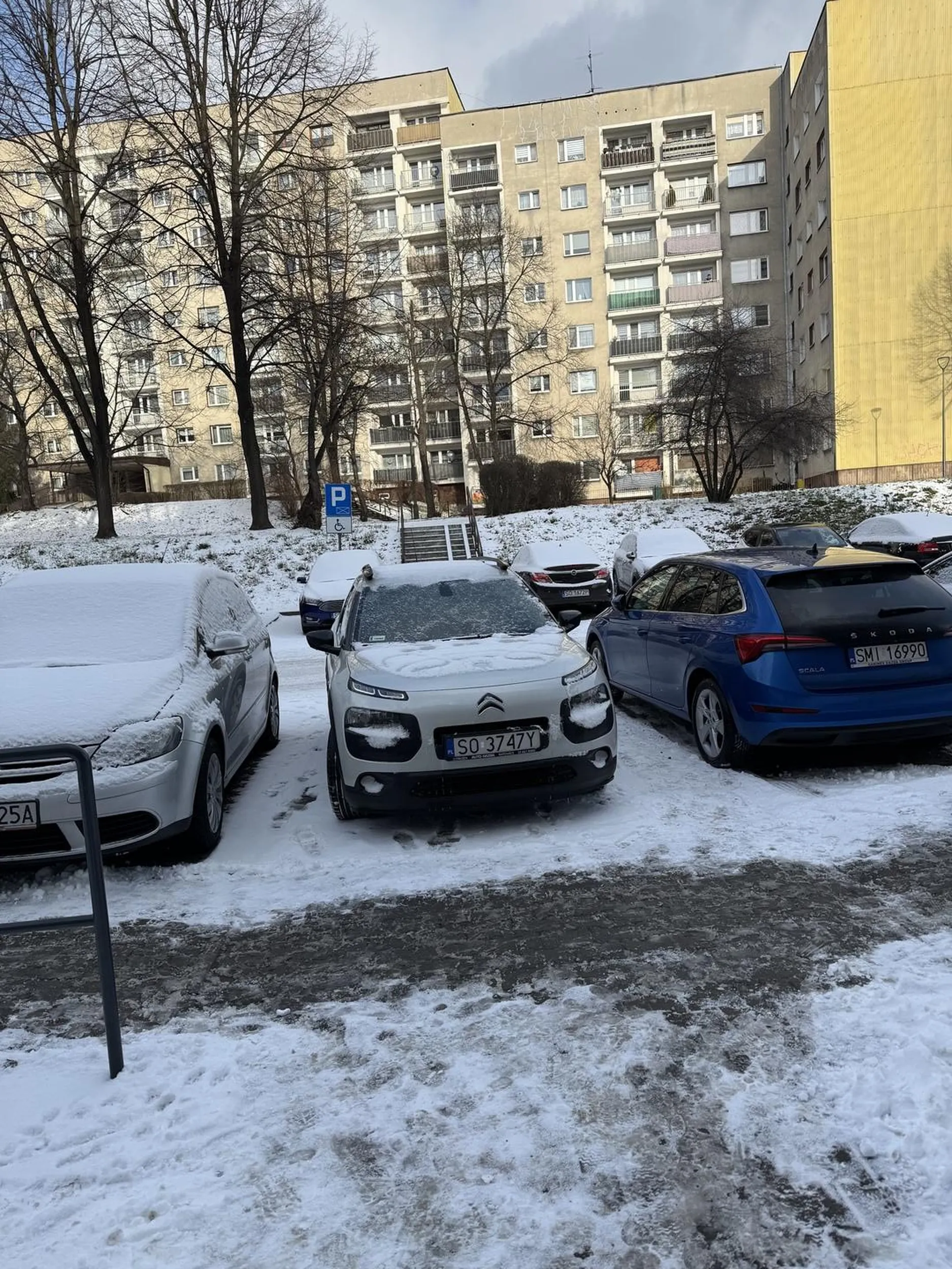 Brawo mistrzu / mistrzyni parkowania , stawanie na chodniku , blokowanie przejścia , brak przejazdu dla karetek pod klatkę