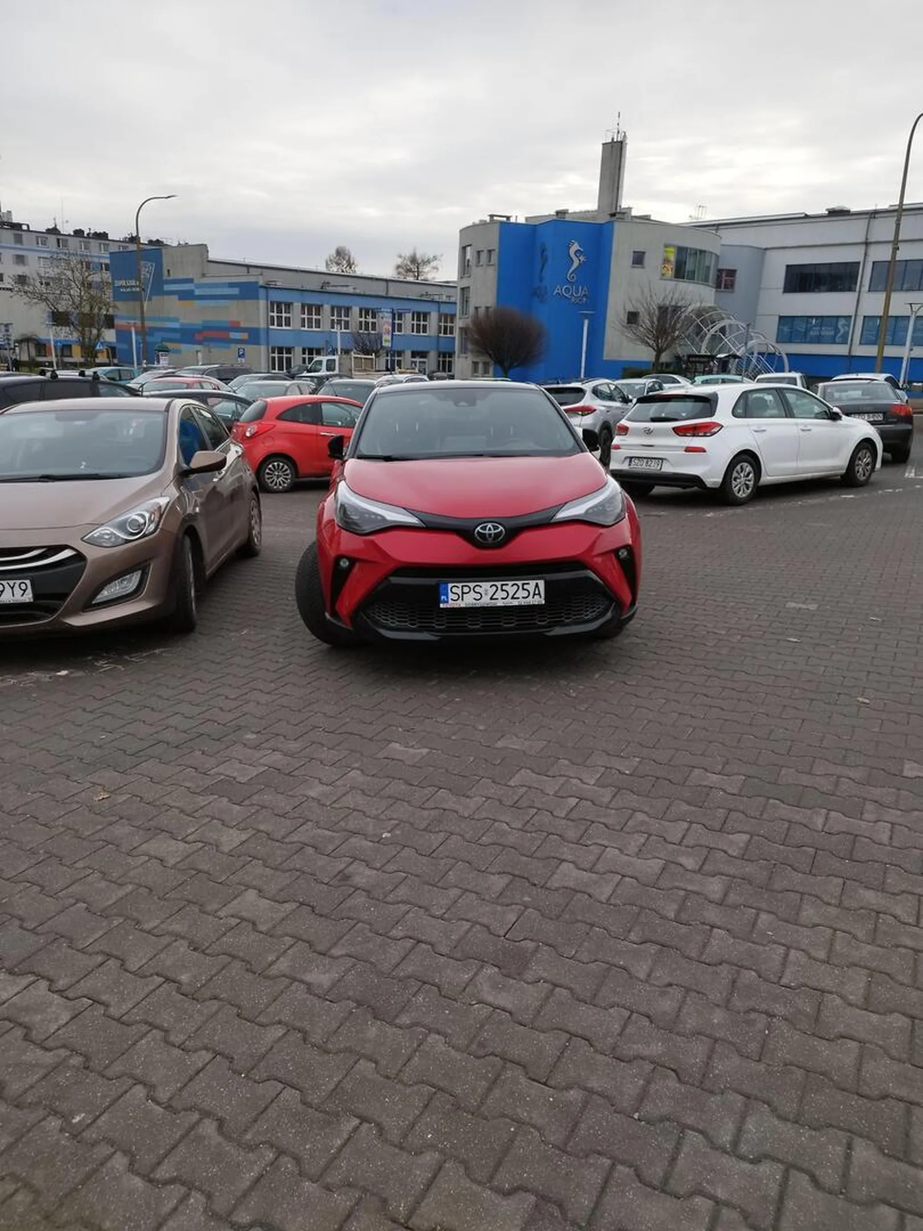 Fajnie sie stoi byle jak. Inne auta nie moga przejechac a wyjechac z miejsca parkingowego tym bardziej.