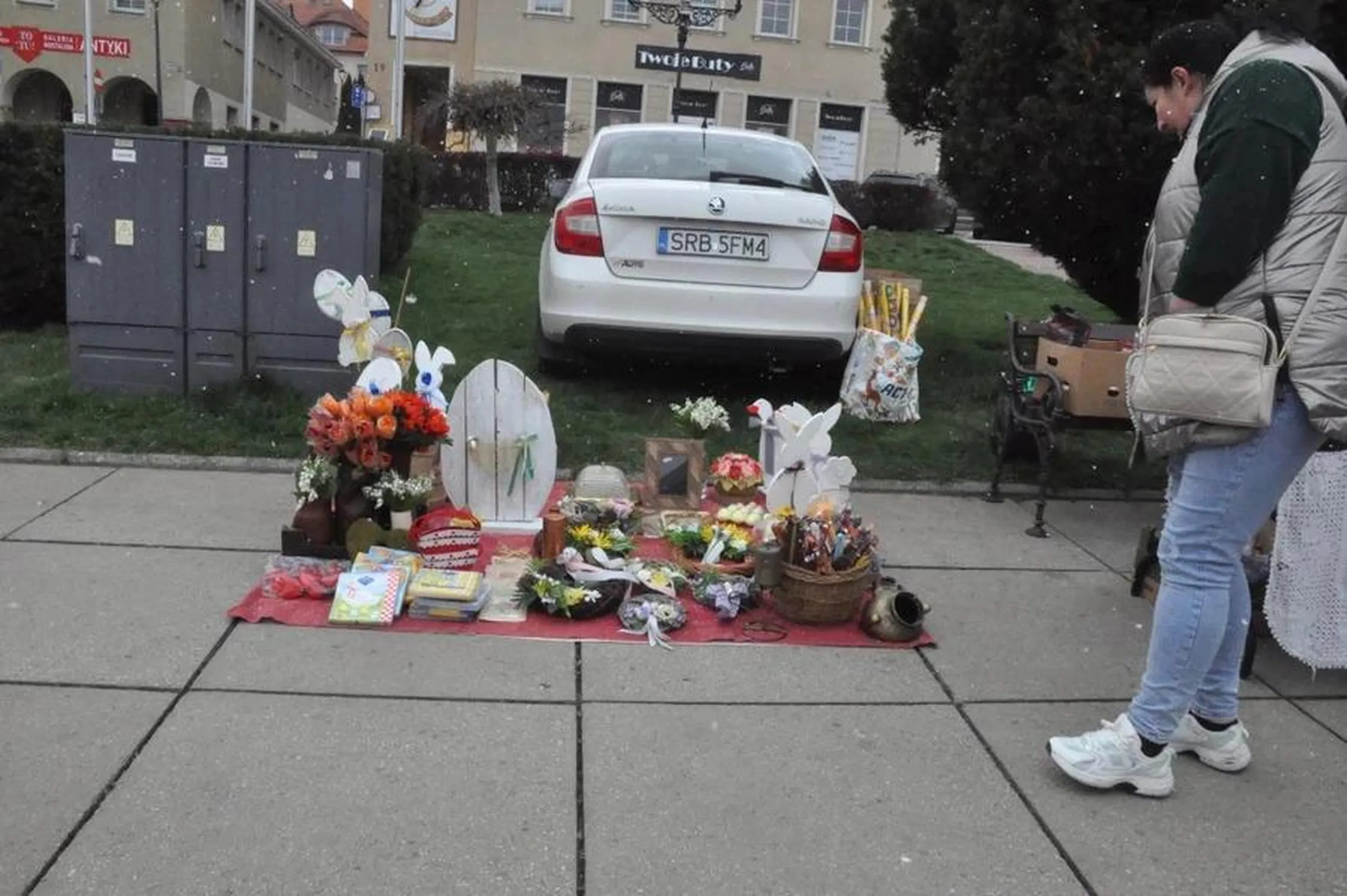 Parkowanie na trawniku!