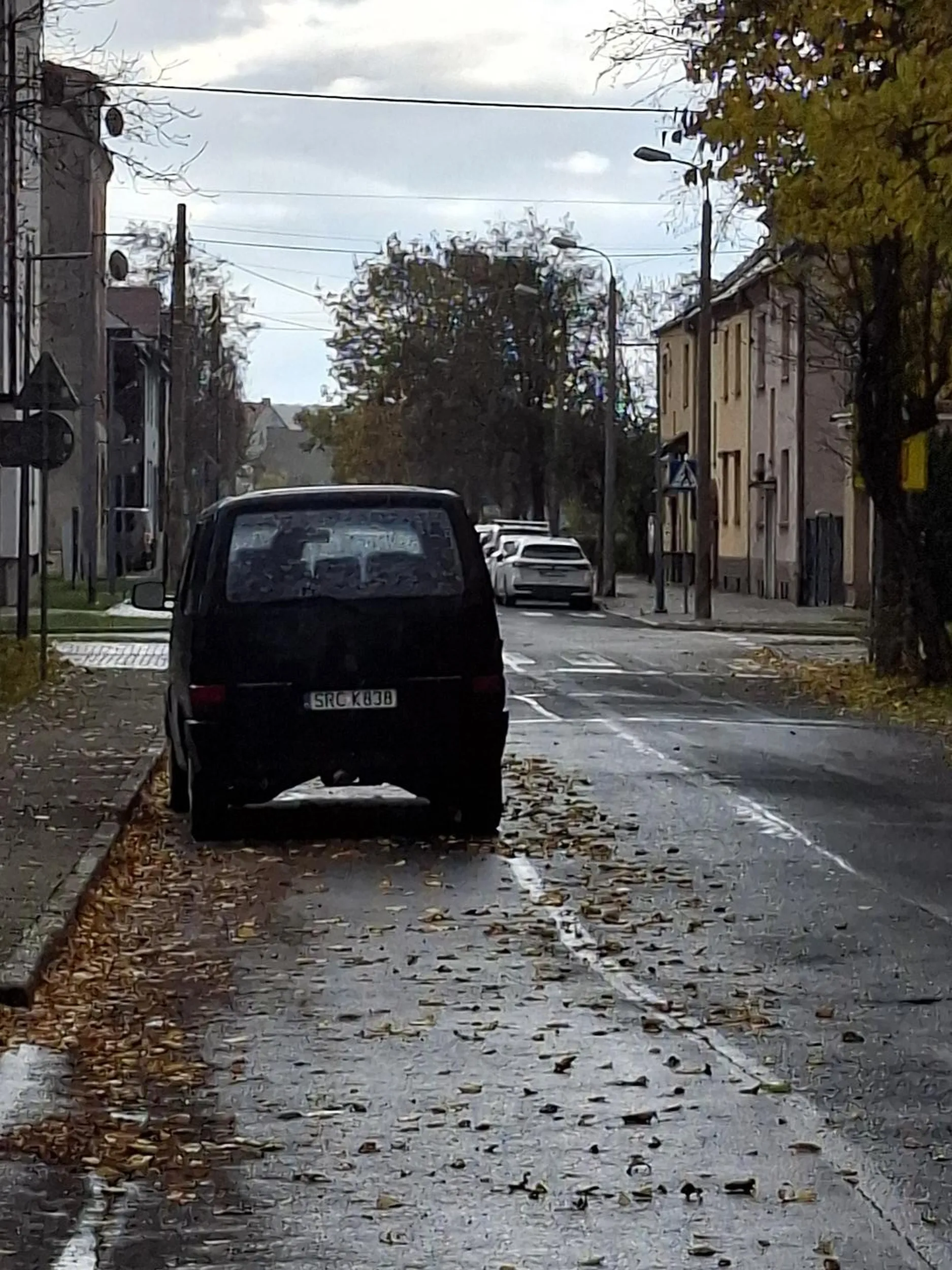 Parkuje w niedozwolonym miejscu, blokuje jezdnię, stwarza zagrożenie w ruchu drogowym