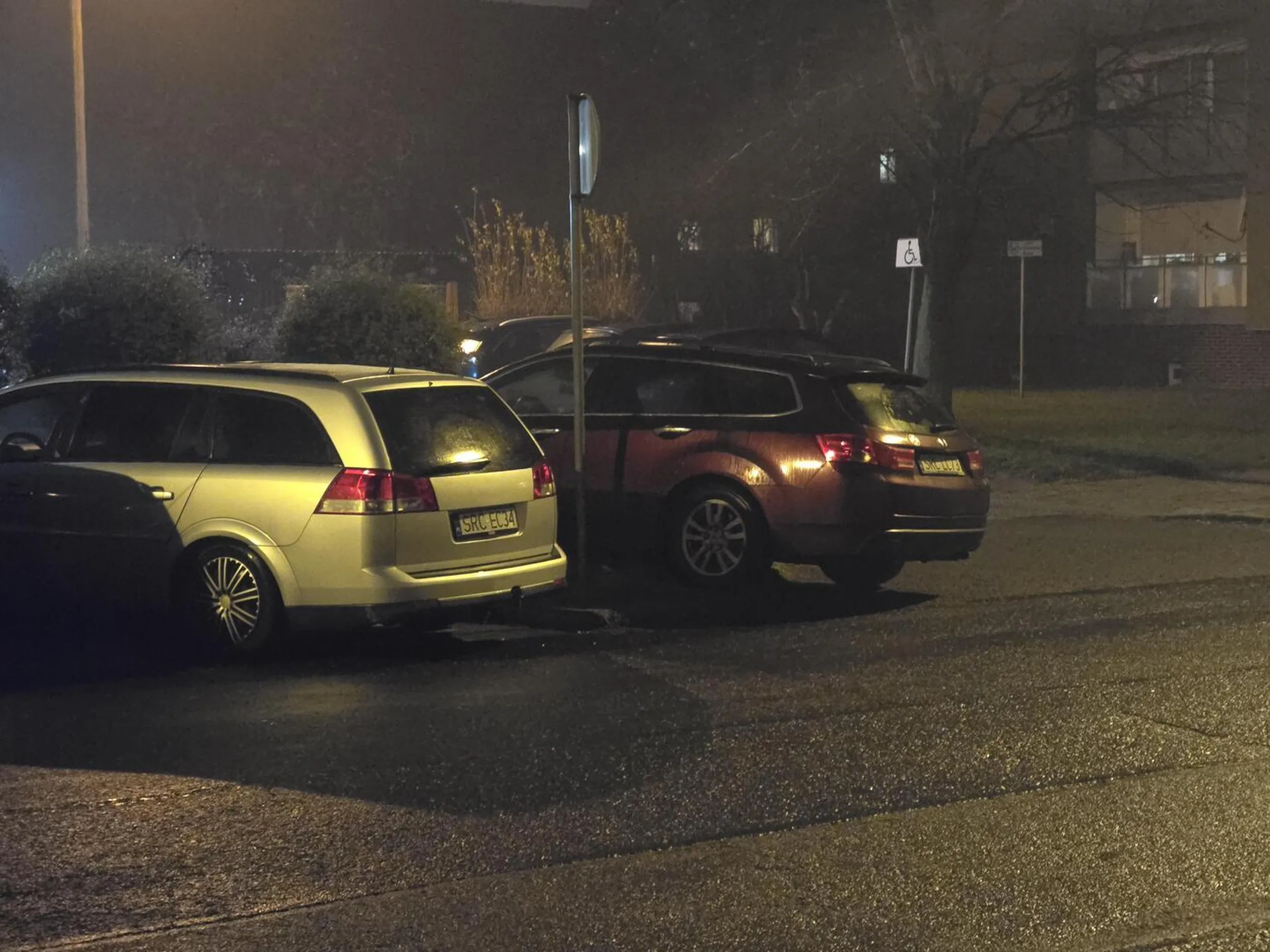 Typowy BARAN...parkuje na jedynym malym kawaleczku zieleni...bo przecież musi zaparkować jak najbliżej swojej klatki. W chwili parkowania mial do dyspozycji 9 miejsc parkingowych w promieniu 60 metrów.