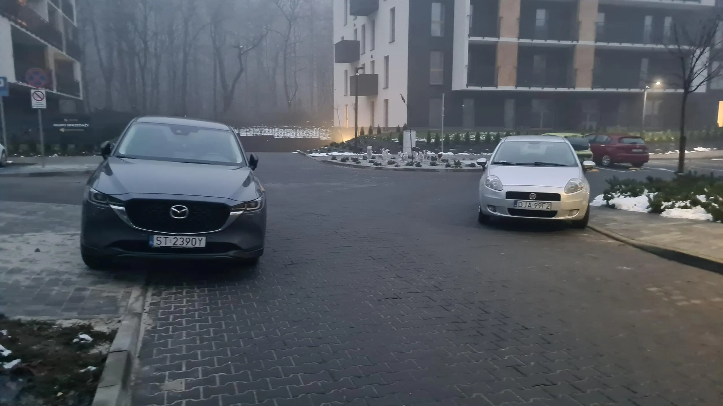 Zastawianie przejazdu oraz drogi pożarowej.  Pozdrawiam i nie polecam