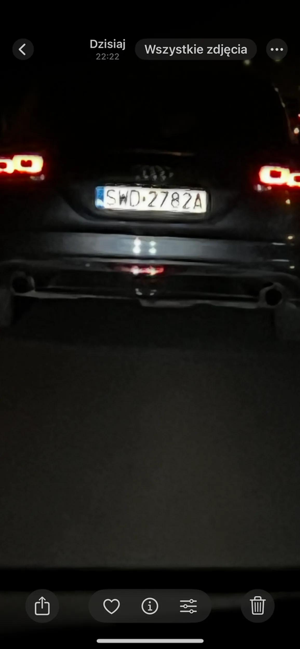 Teren zabudowany podwójną ciągła wyprzedzanie na trzeciego na czołówkę Wodzisław ul. Jastrzębska godz 22:22