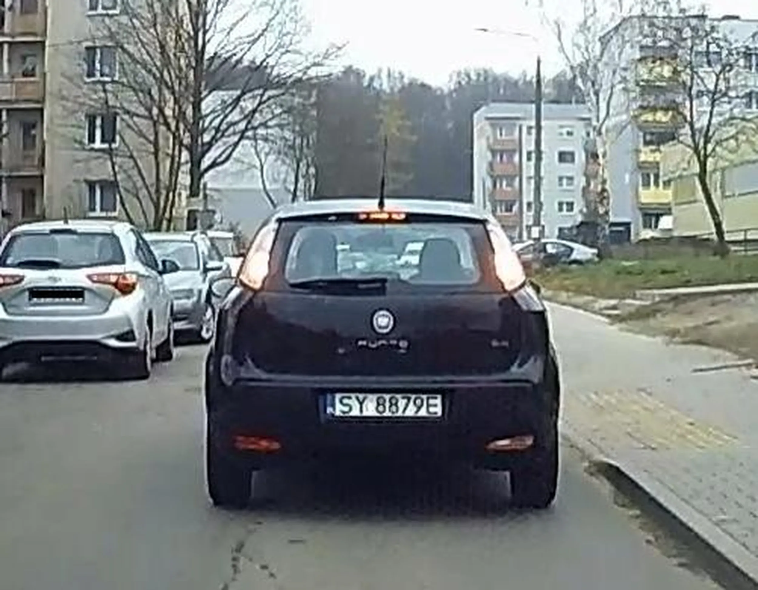 Tak się baranowi spieszyło, że nie zatrzymał się na znaku stop aby się wlec i specjalnie hamować