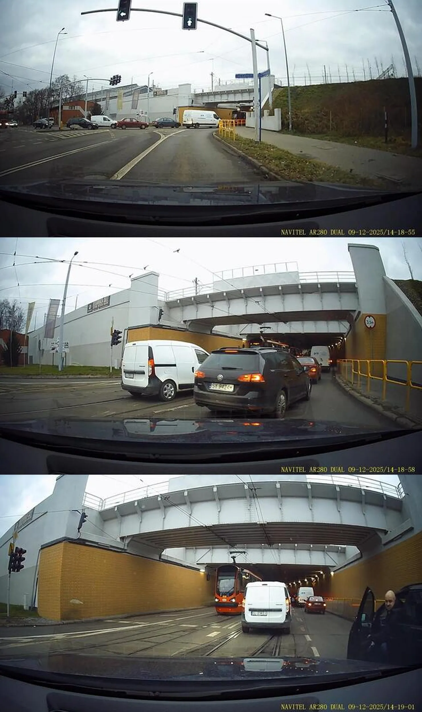 Nie zna przepisów ruchu drogowego i wjeżdża na skrzyżowanie na czerwonym, a potem ma pretensje do prawidłowo jadących za swoją głupotę