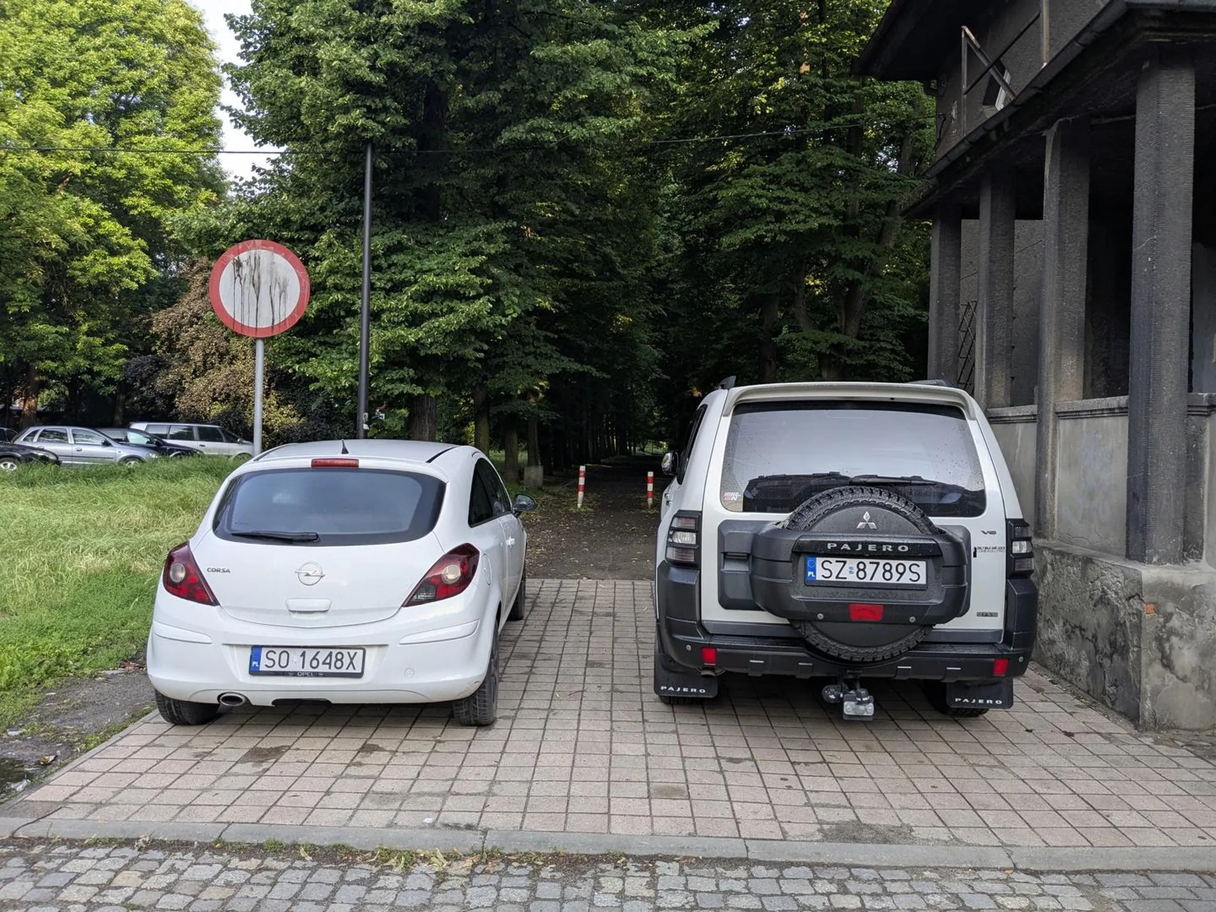 Dzięki za zastawienie wjazdu do parku dla mam z wózkami i wózków inwalidzkich!