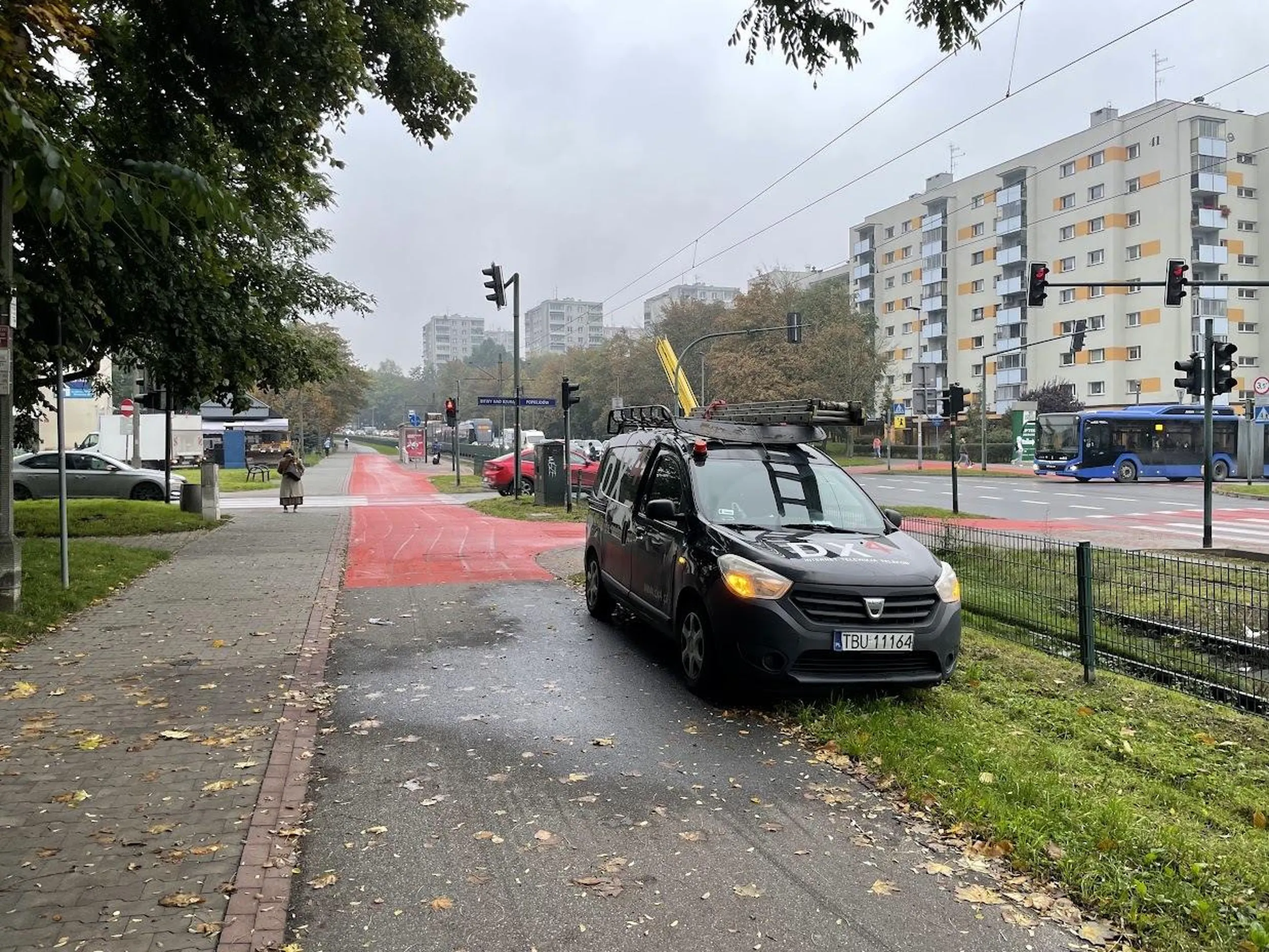 Niszczenie infrastruktury miejskiej i stwarzanie zagrożenia przez firmę DX4 z Busko-Zdrój